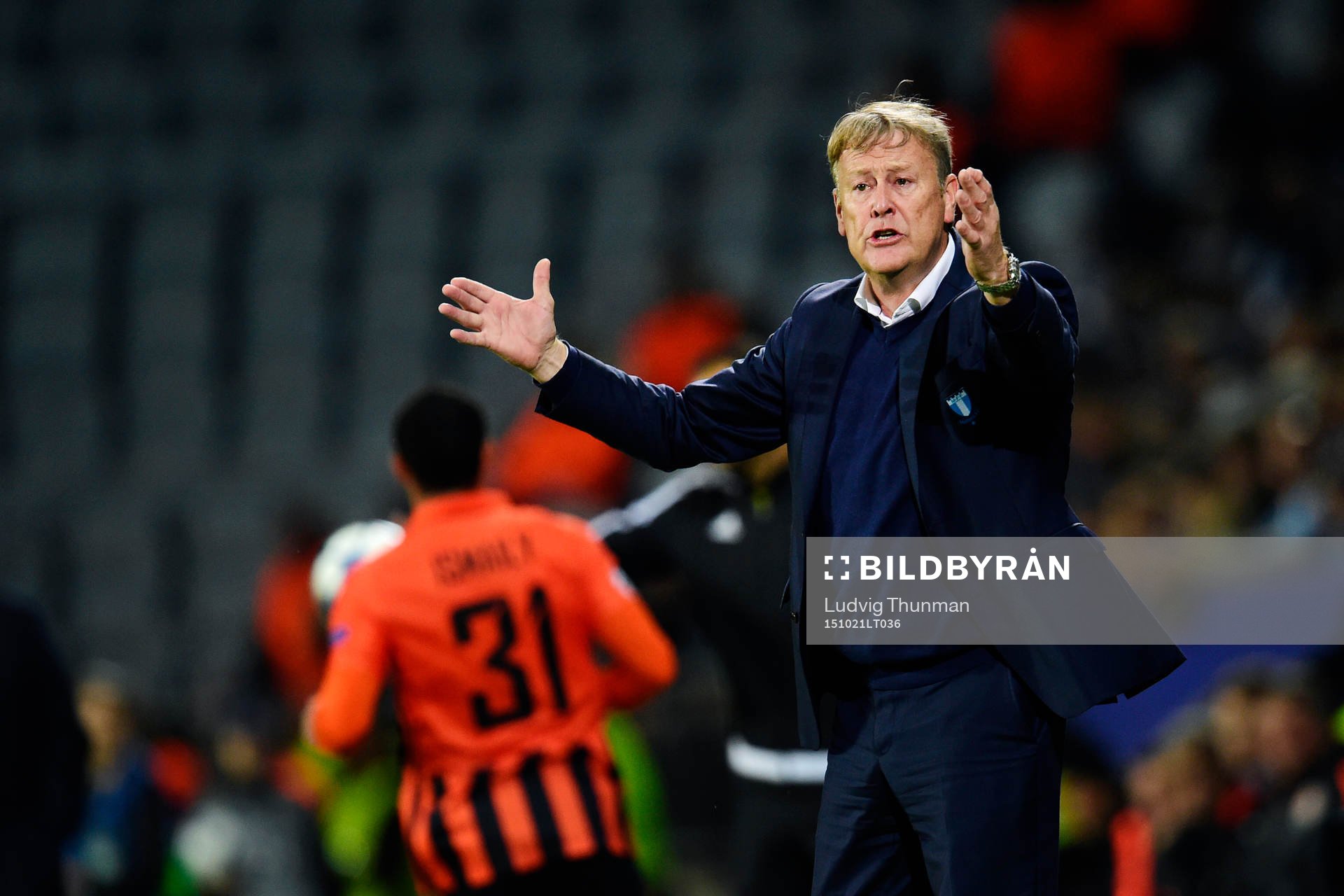 Malmö FFs  tränare Åge Hareide