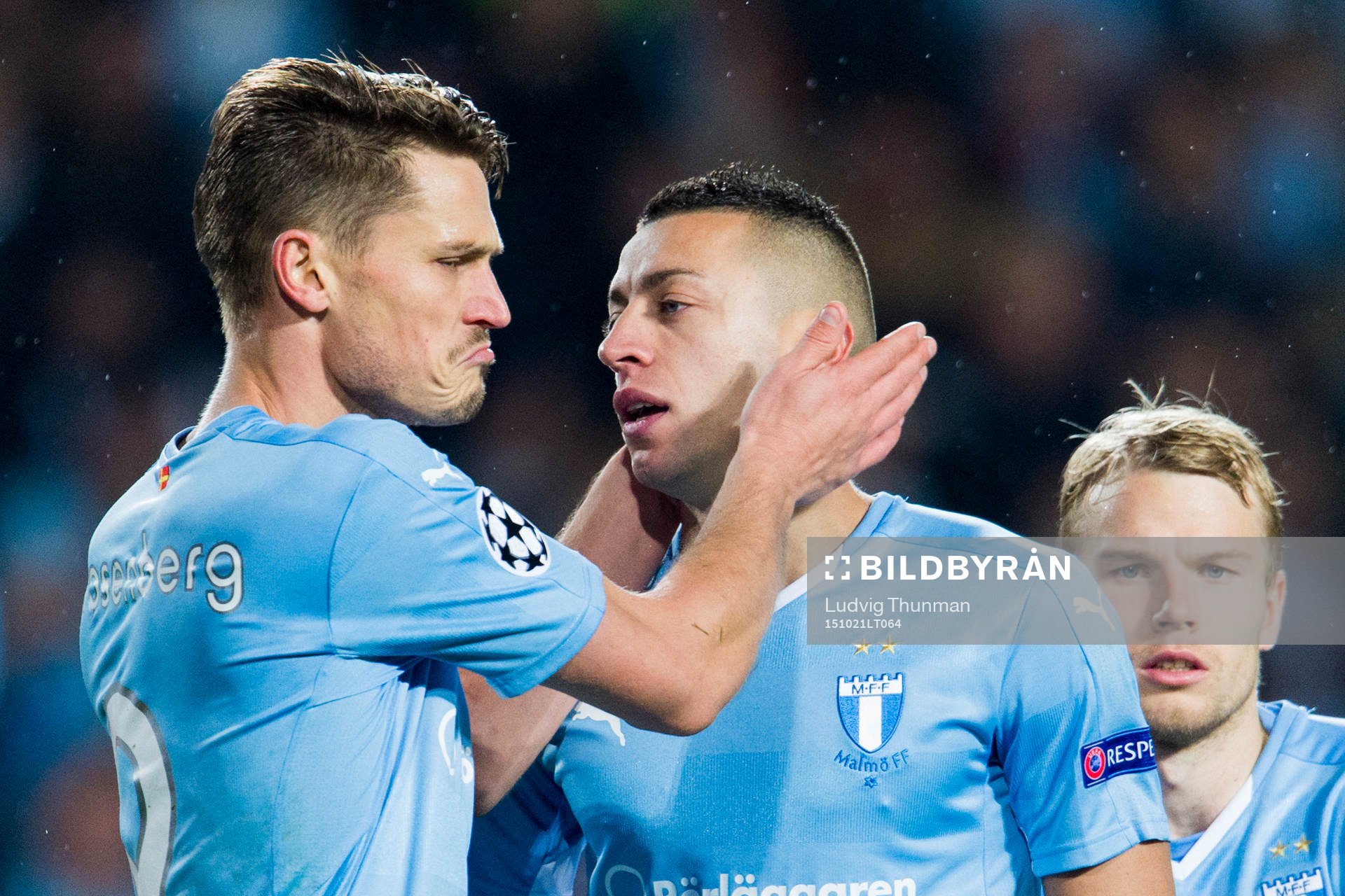Malmö FFs Markus Rosenberg kramar om Nikola Djurdjic