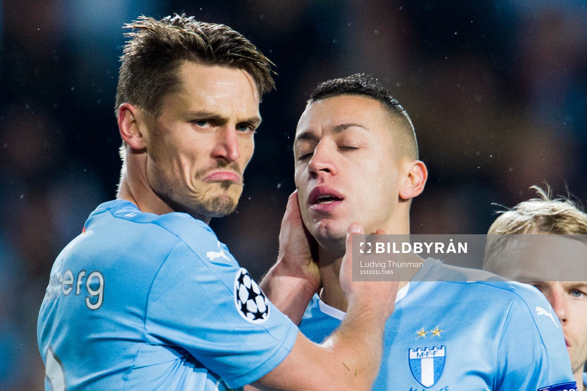 Malmö FFs Markus Rosenberg kramar om Nikola Djurdjic