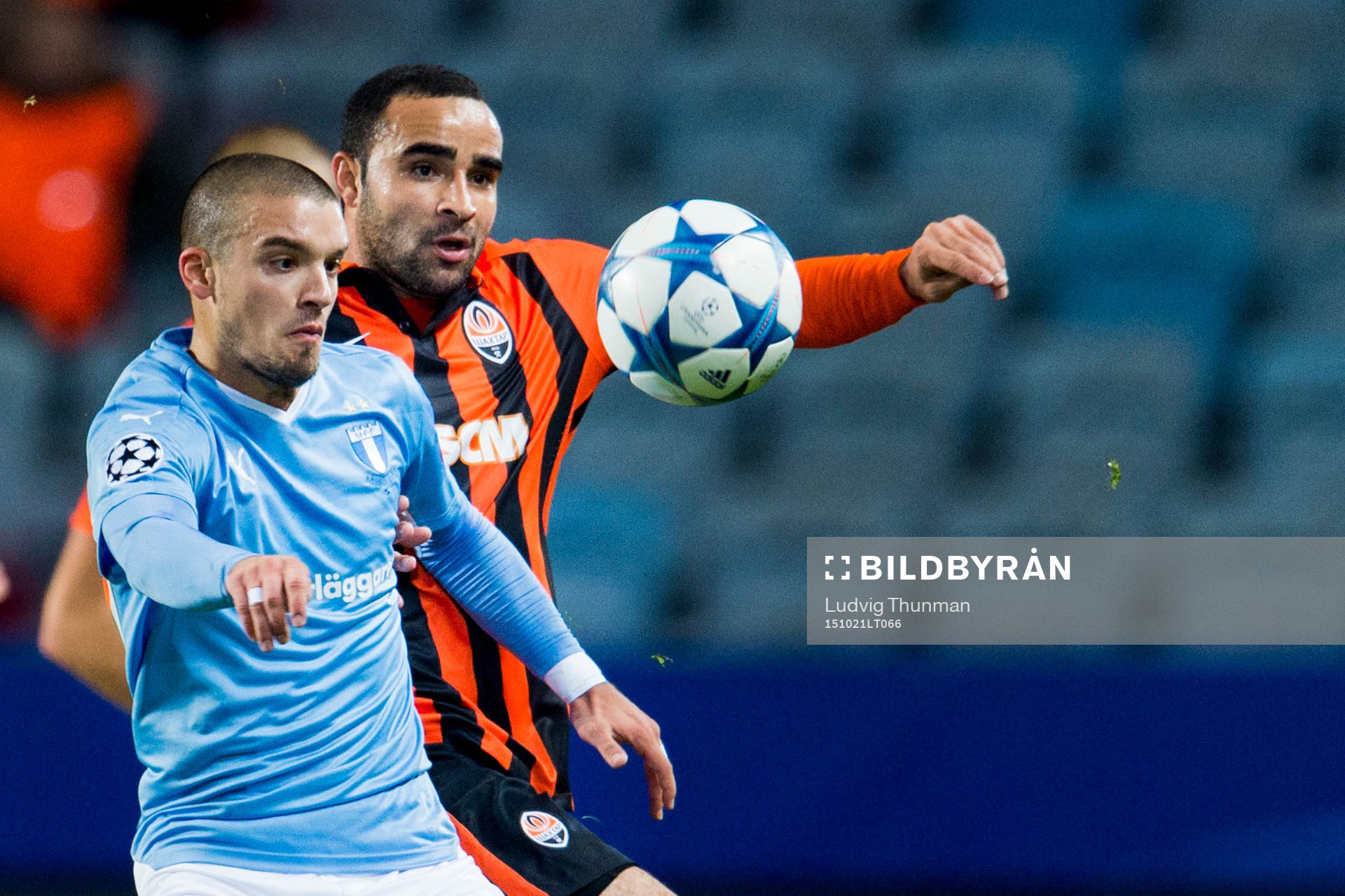 Malmö FFs Vladimir Rodic och Shakhtar Donetsks Darijo Srna