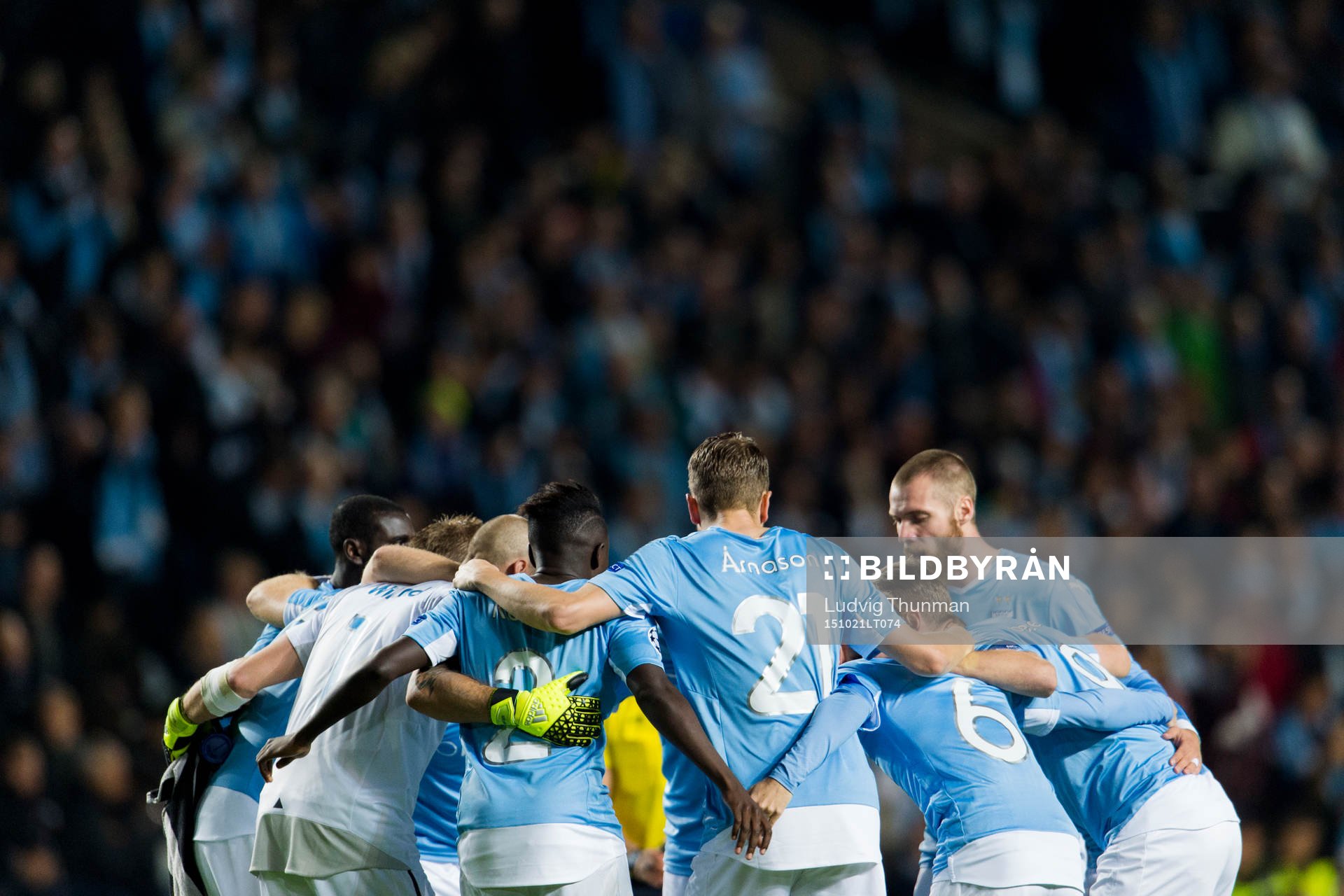 Malmö FFs spelare taggar upp