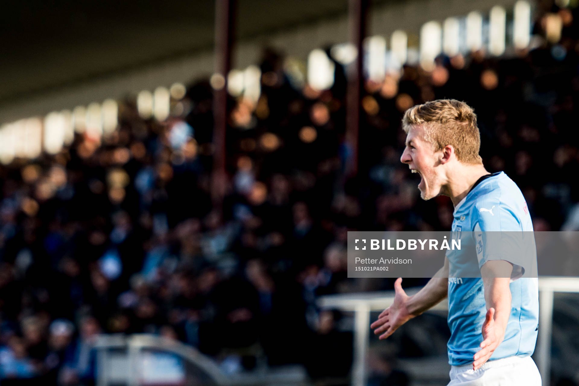 Malmö FFs Teddy Bergqvist jublar