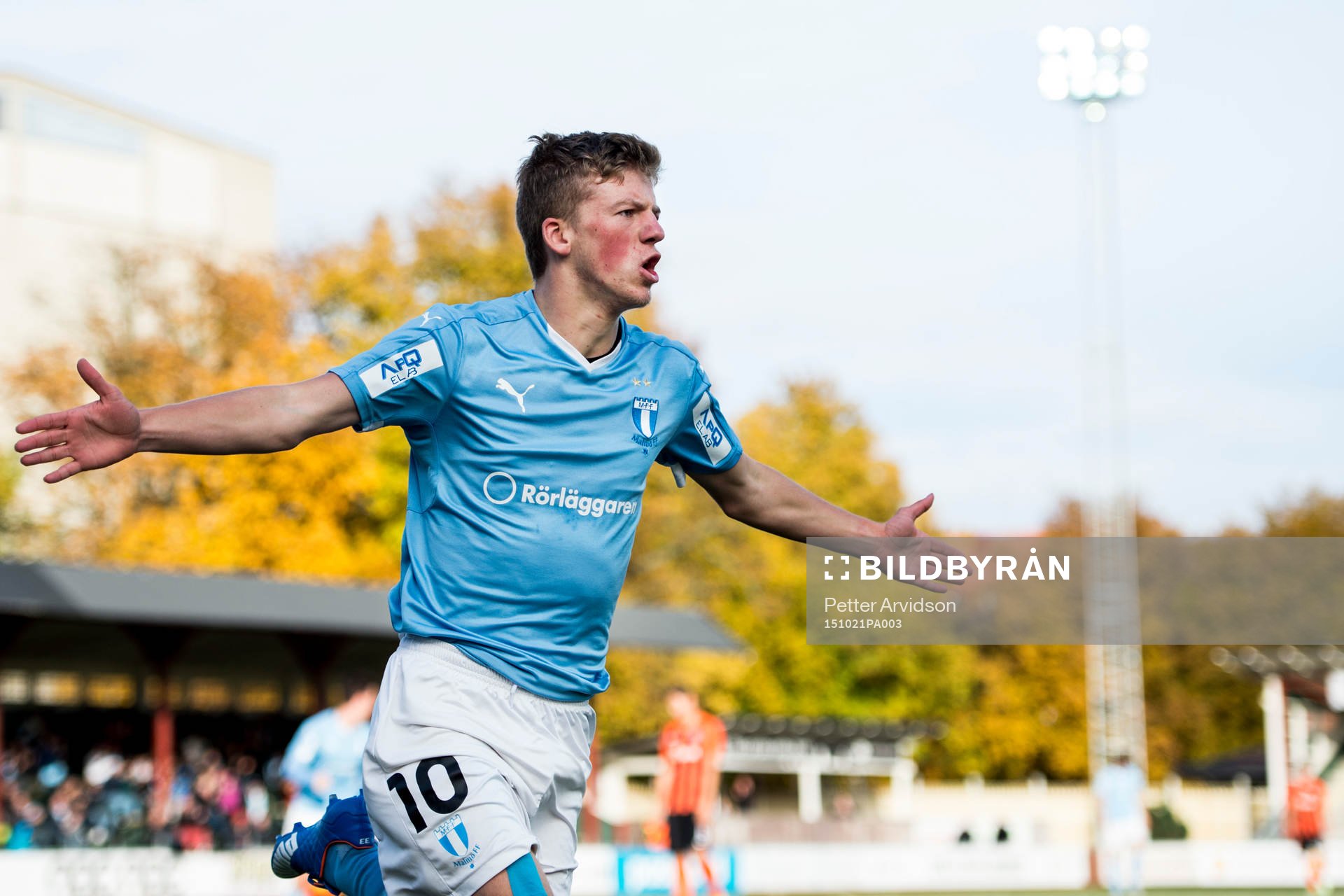 Malmö FFs Teddy Bergqvist jublar
