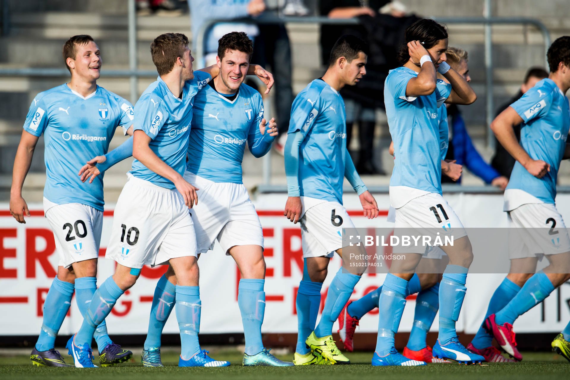 Malmö FFs spelare jublar