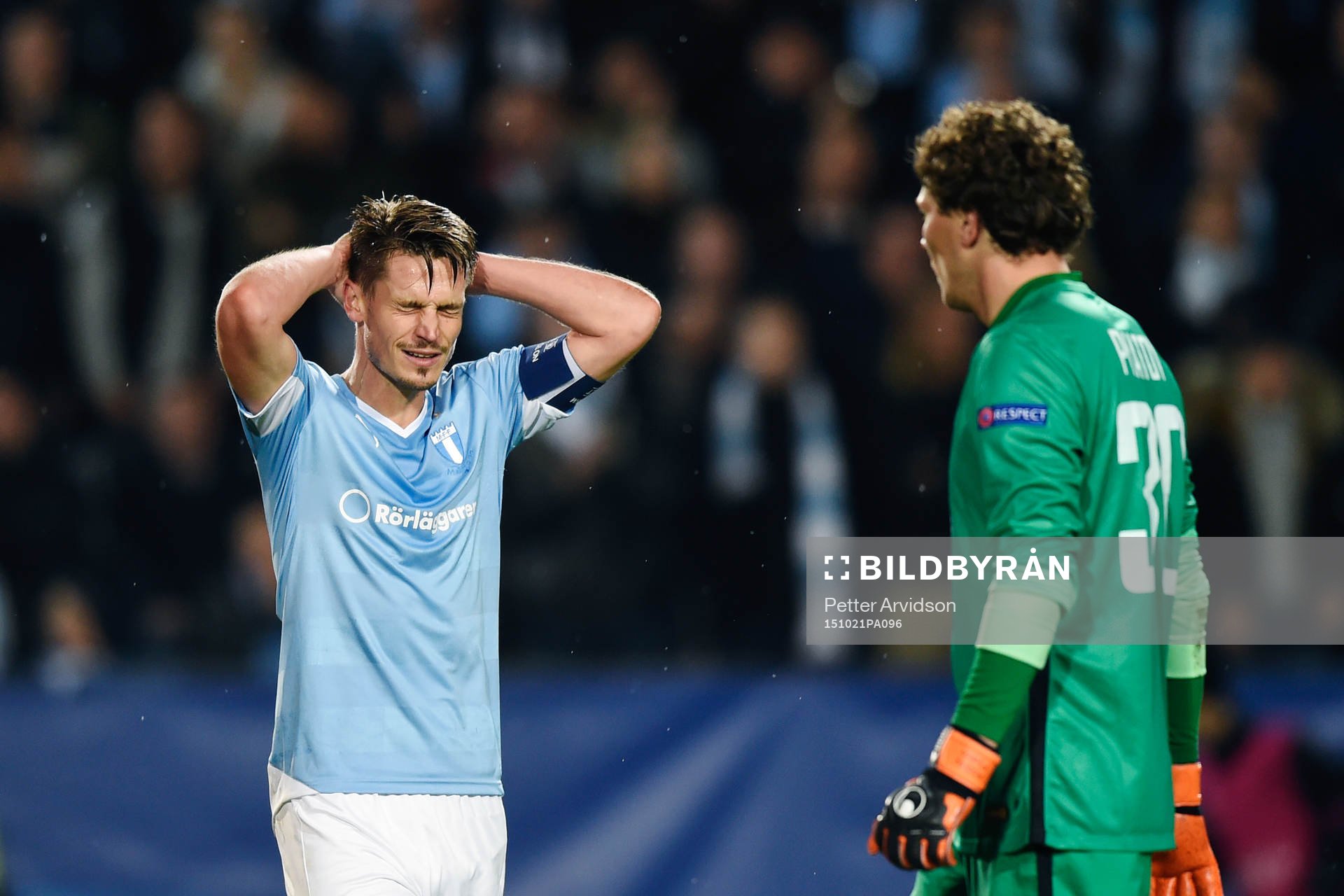 Malmö FFs  Markus Rosenberg deppar