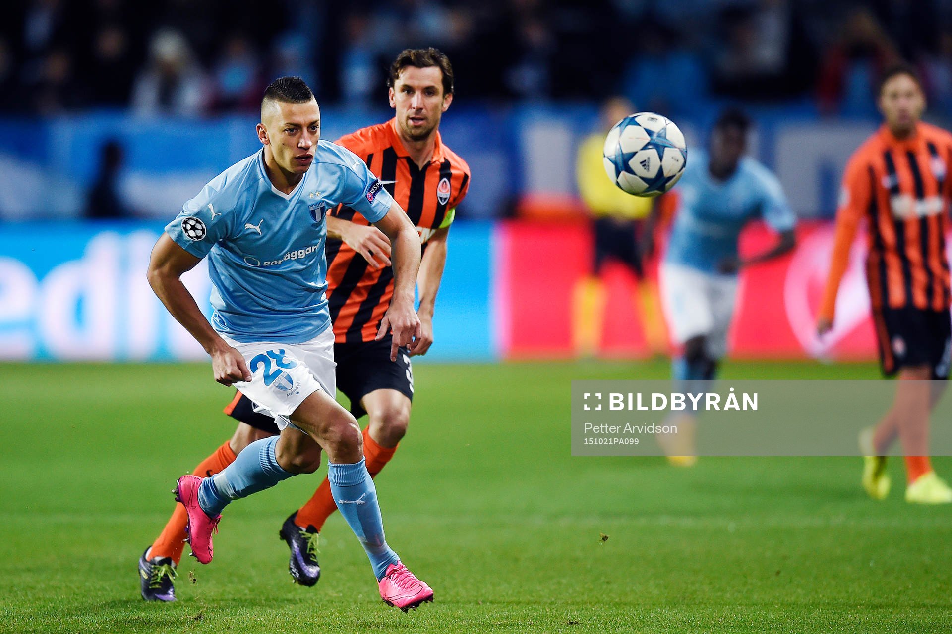 Malmö FFs  Nikola Djurdjic och Shakhtar Donetsks Darijo
