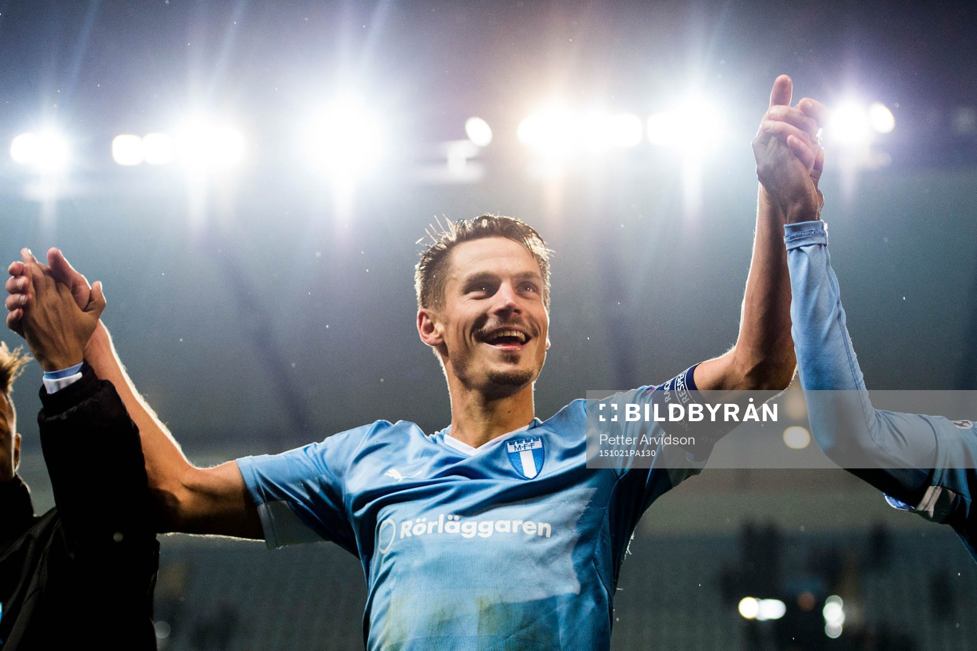 Malmö FFs Markus Rosenberg jublar