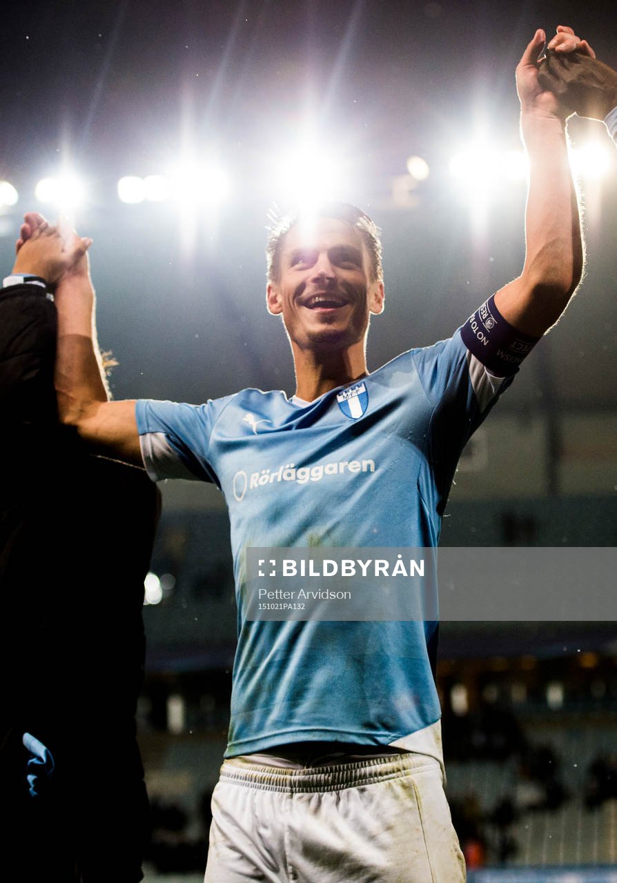 Malmö FFs Markus Rosenberg jublar