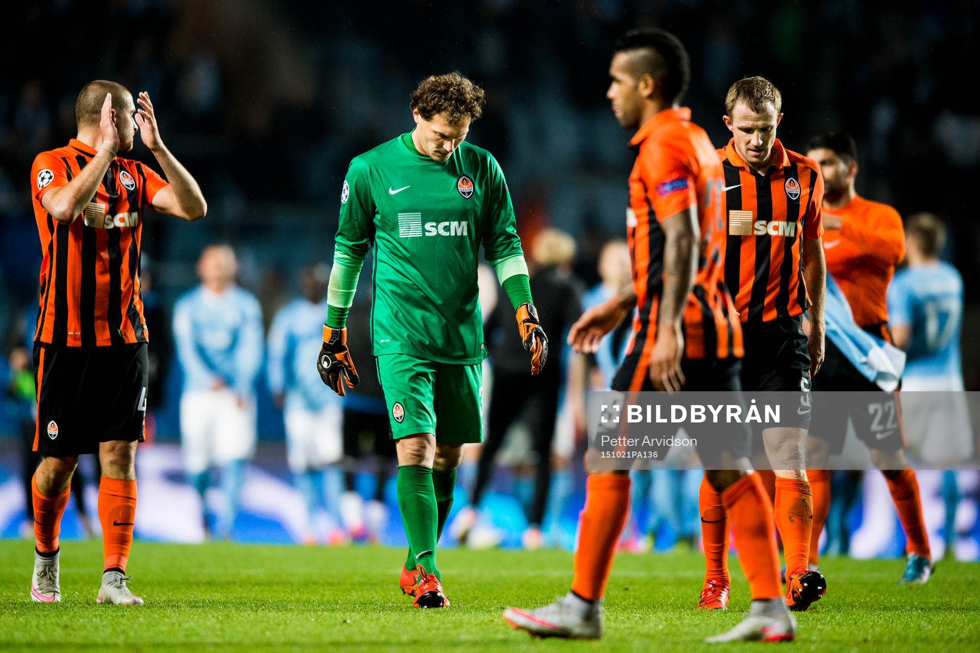 Shakhtar Donetsks Yaroslav Rakitskiy, målvakt Andriy