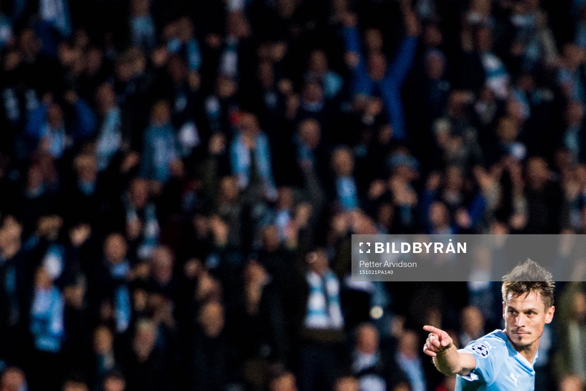 Malmö FFs  Markus Rosenberg jublar