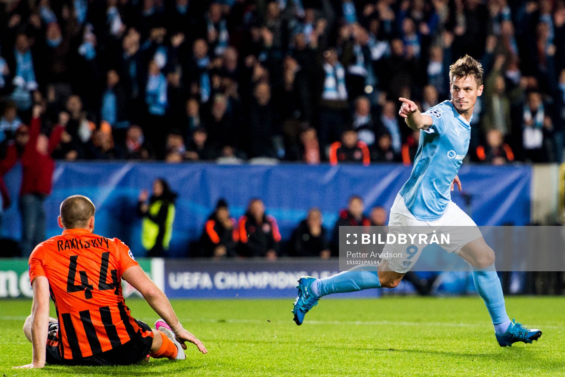 Malmö FFs  Markus Rosenberg jublar