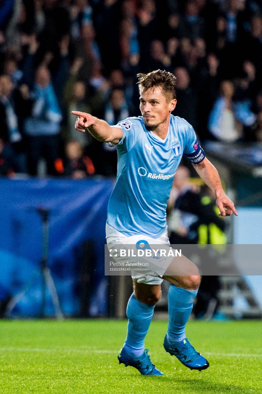 Malmö FFs  Markus Rosenberg jublar