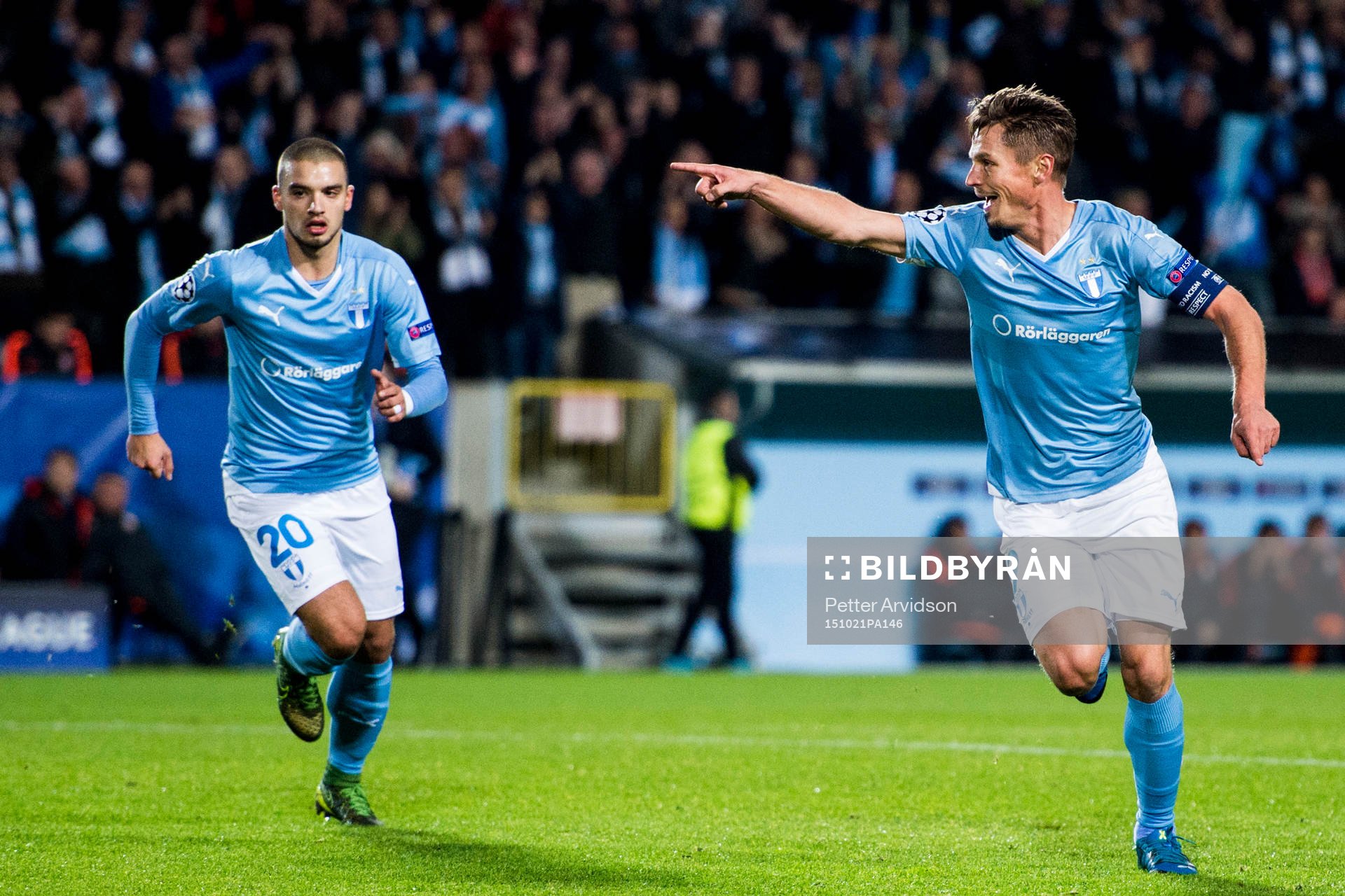 Malmö FFs  Markus Rosenberg jublar