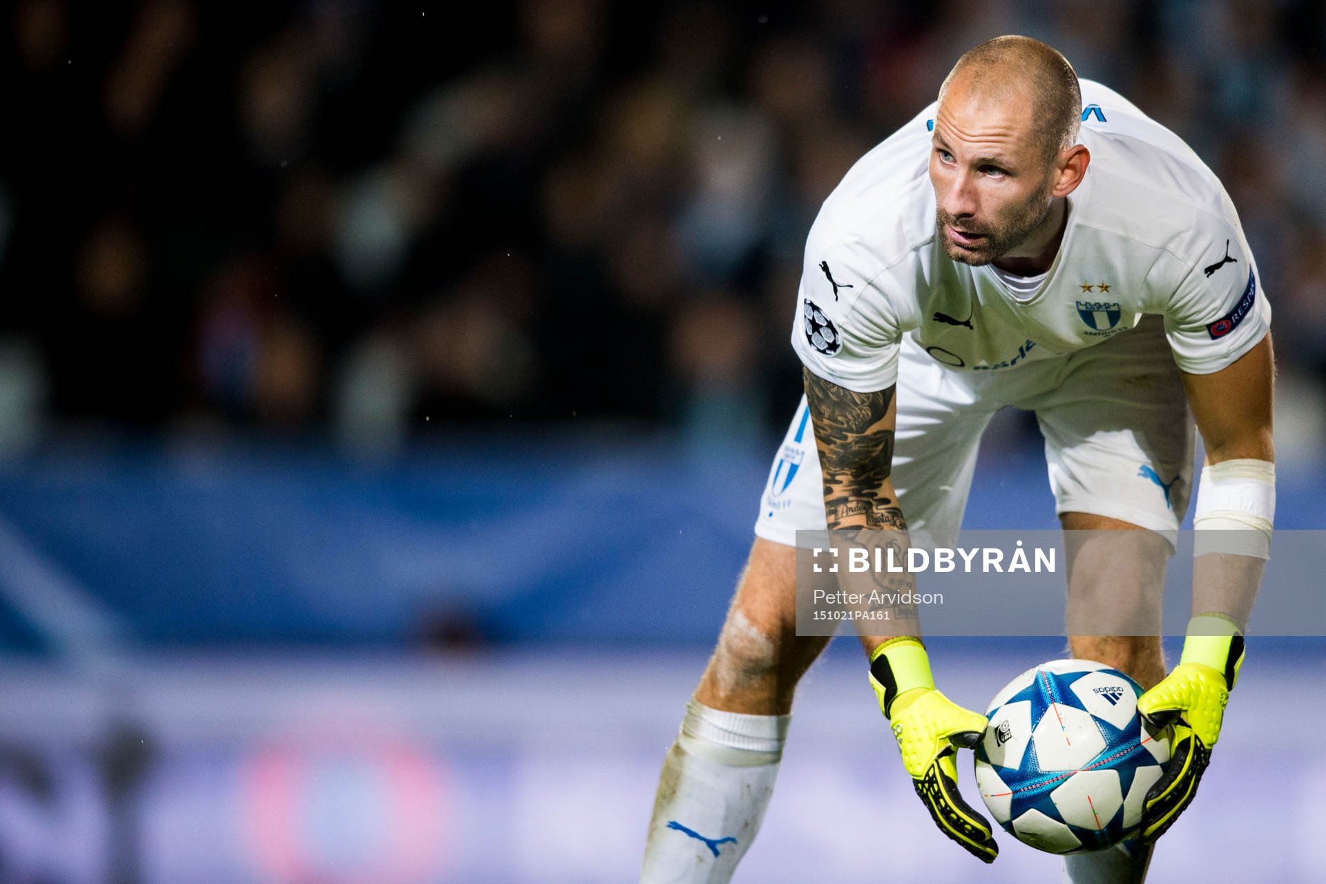 Malmö FFs målvakt Johan Wiland