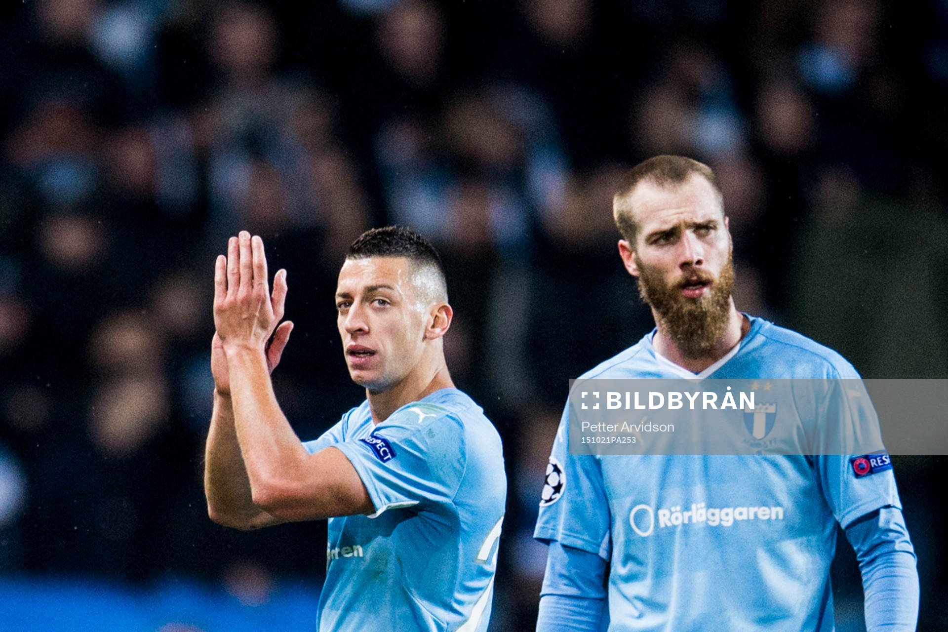 Malmö FFs Nikola Djurdjic och Jo Inge Berget