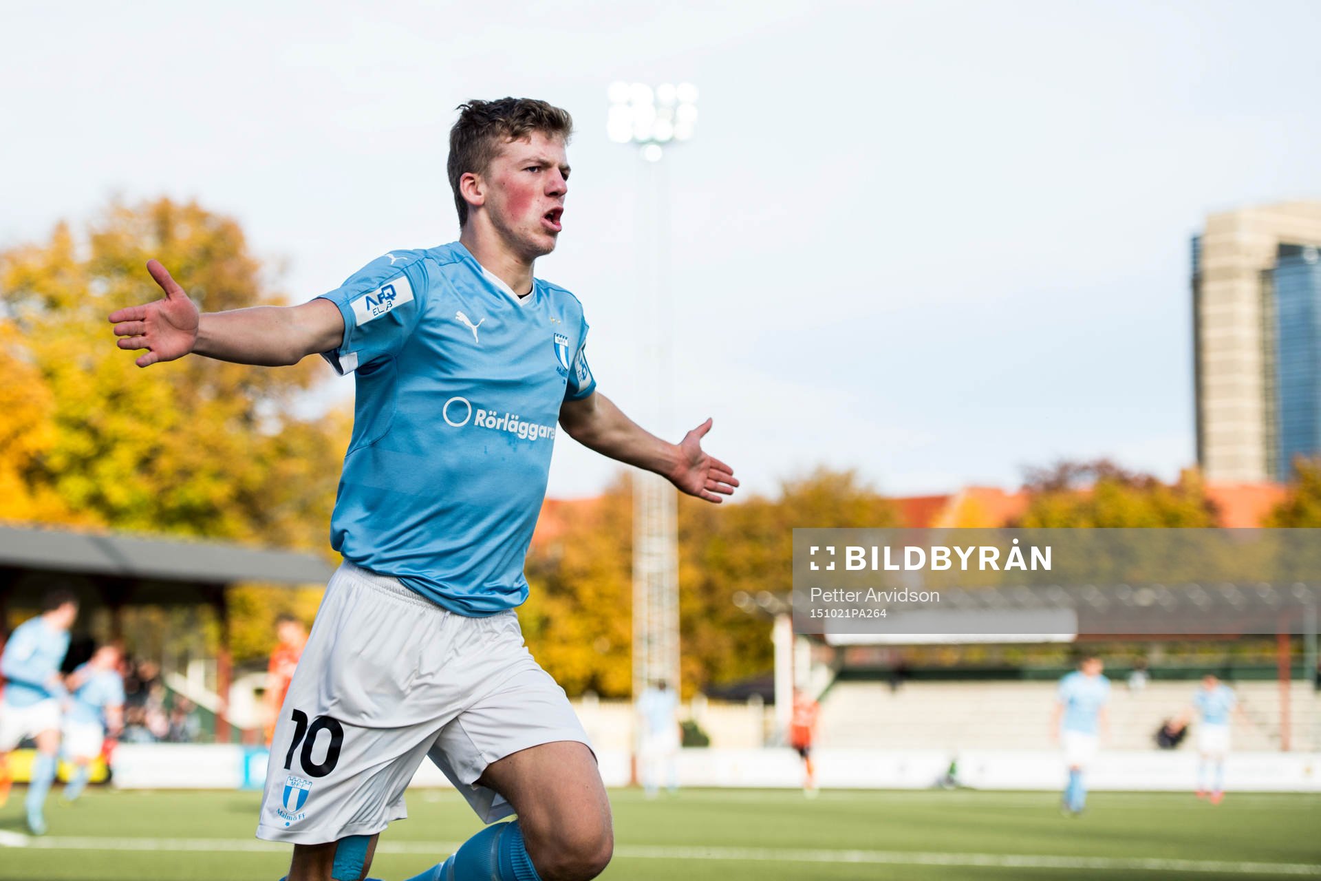 Malmö FFs Teddy Bergqvist jublar