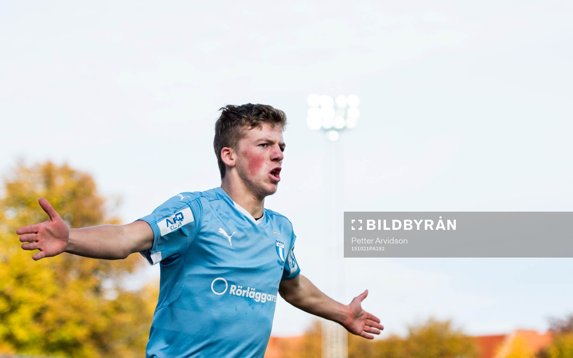 Malmö FFs Teddy Bergqvist jublar