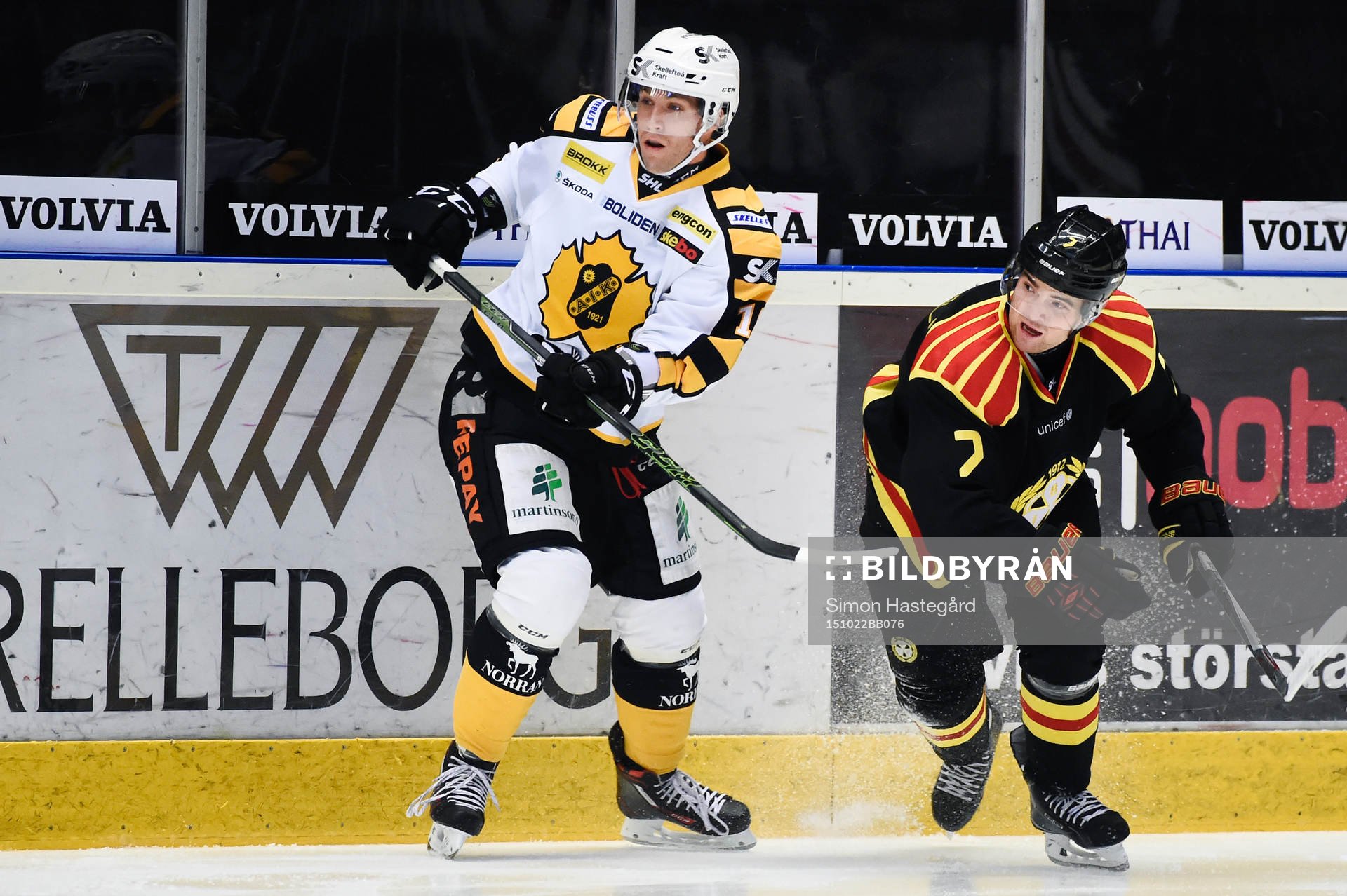 Skellefteås Pontus Petterström och Brynäs Ponthus