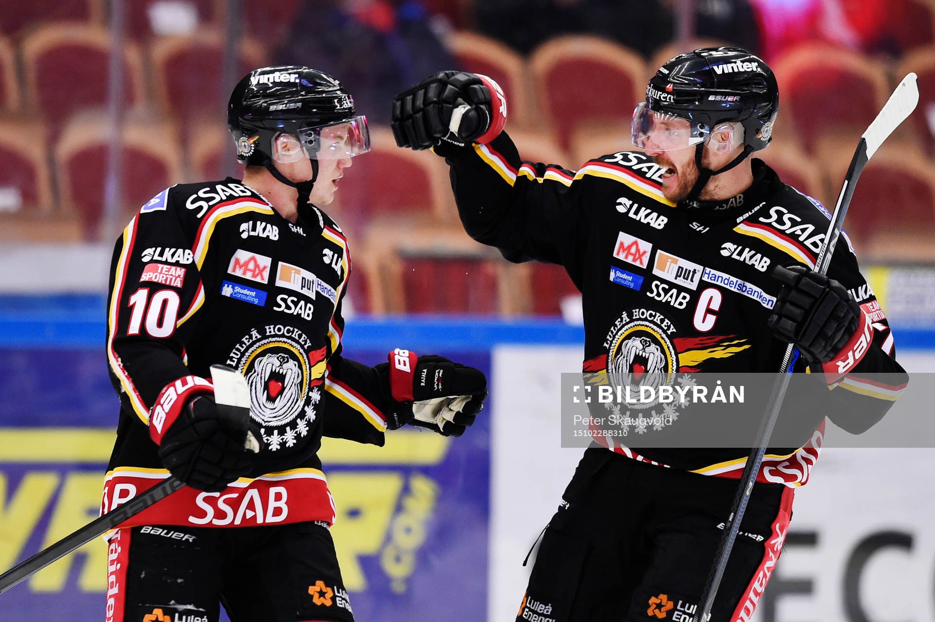 Luleås Toni Rajala jublar