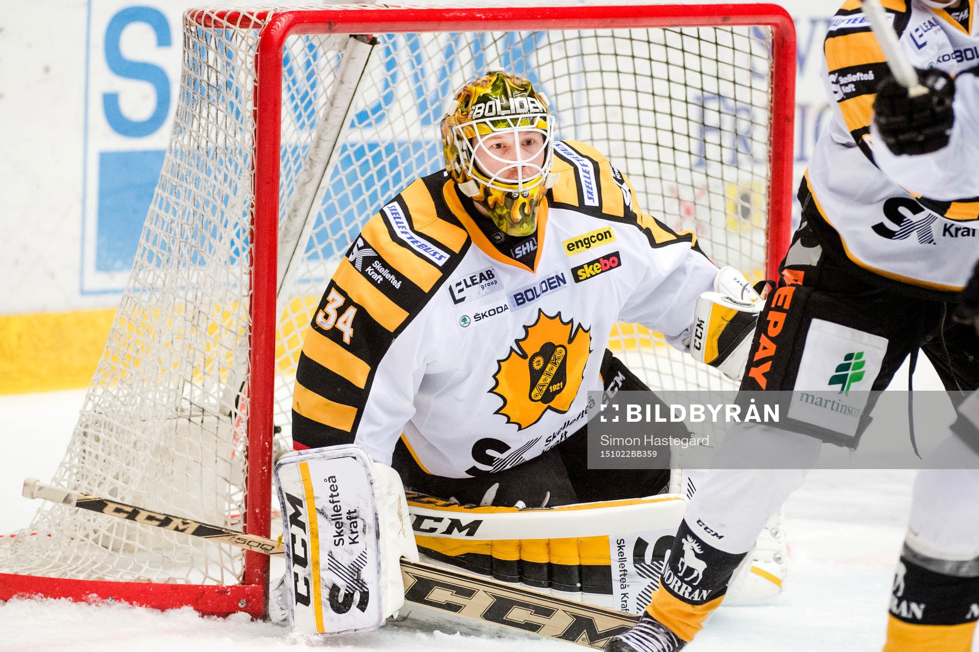 Skellefteås målvakt Erik Hanses