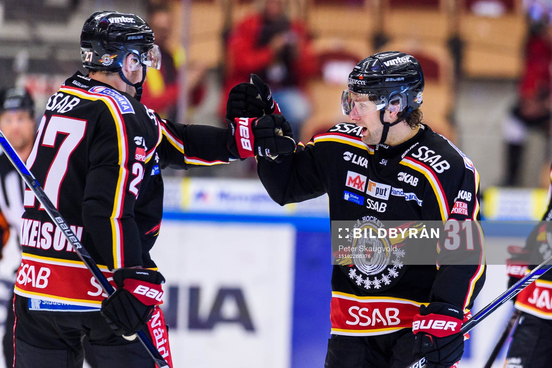 Luleås Jonathan Granström jublar