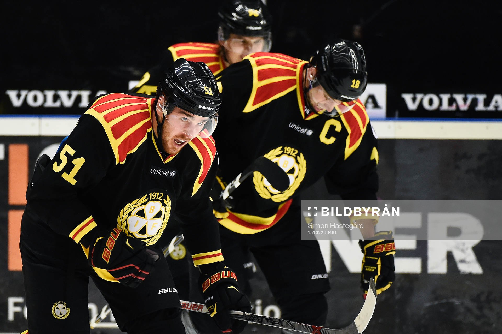 Brynäs Lukas Kilström gör 2-2 och jublar