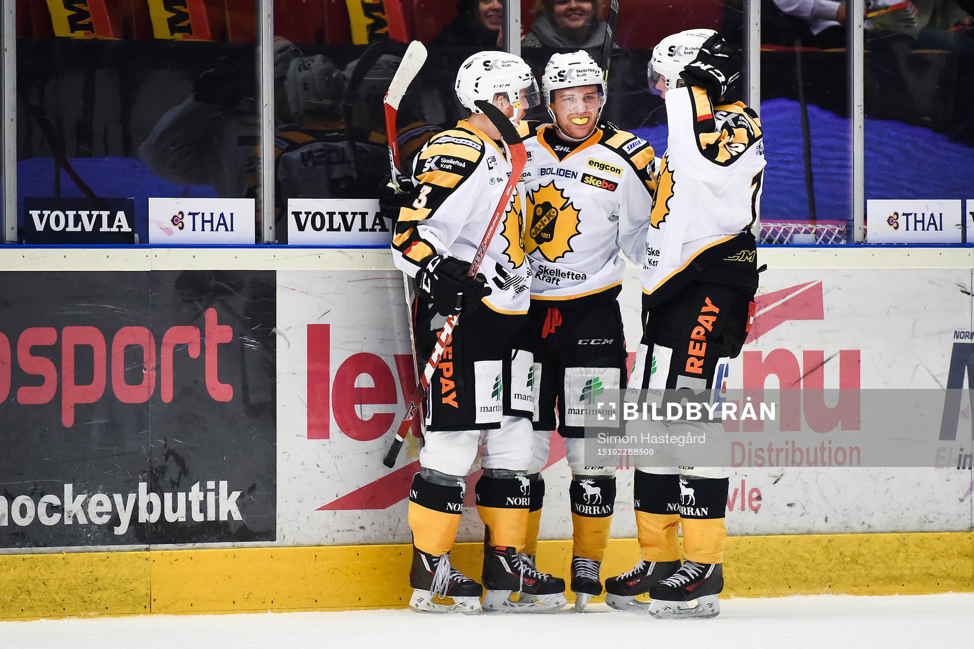 Skellefteås Niclas Burström, Sebastian Olsson och Adam