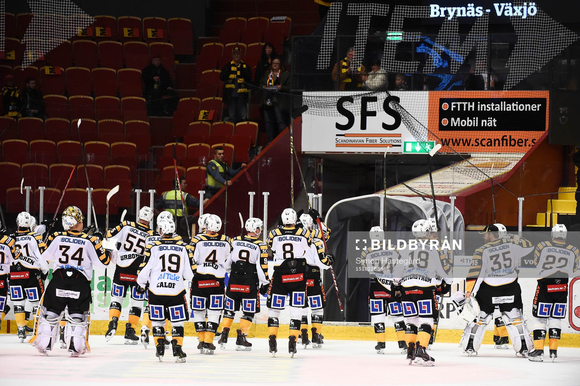 Skellefteås spelare jublar