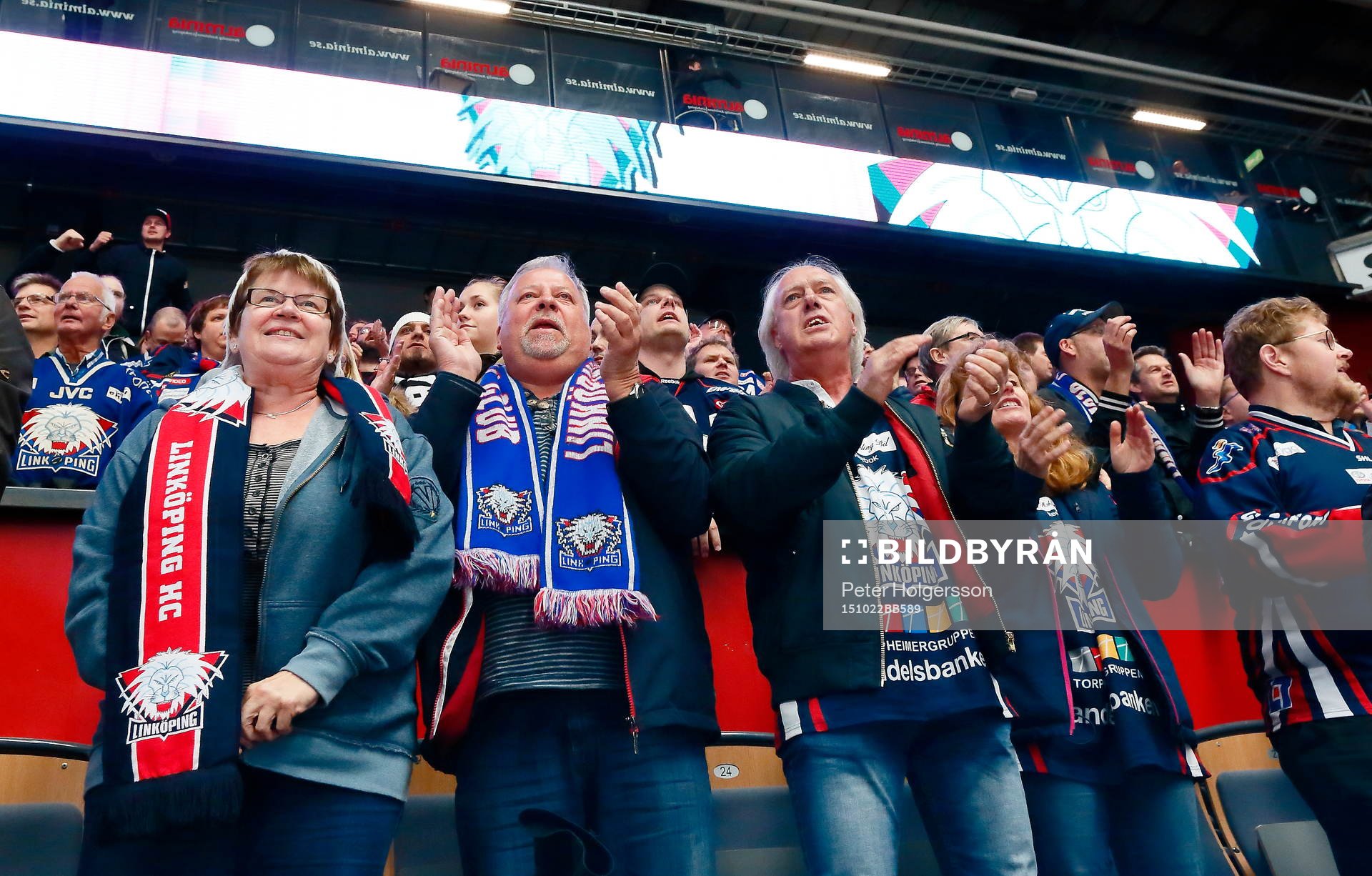 Linköpings supporters jublar