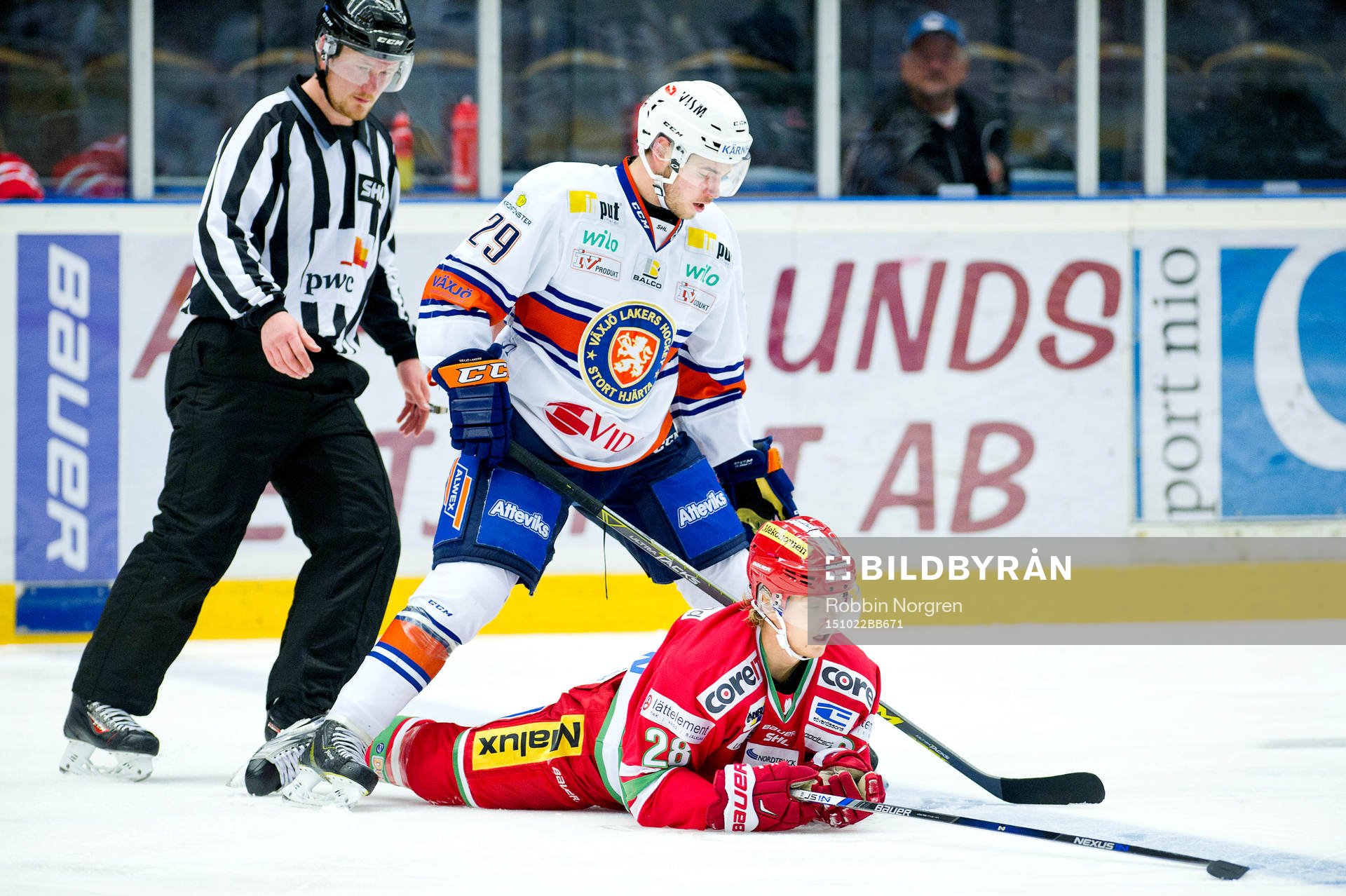 Växjös Robin Söderqvist och Modos Axel Ottosson