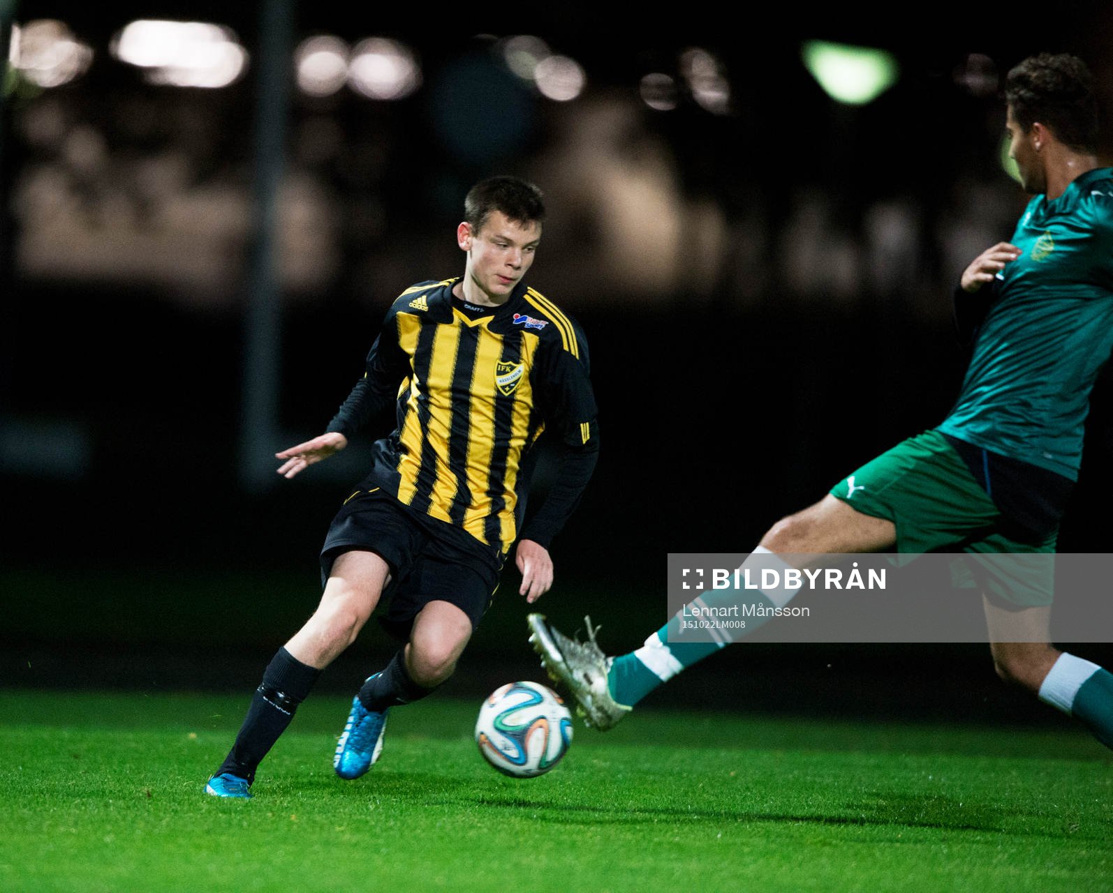 i kvalmatchen till juniorallsvenskan division 1 mellan IFK