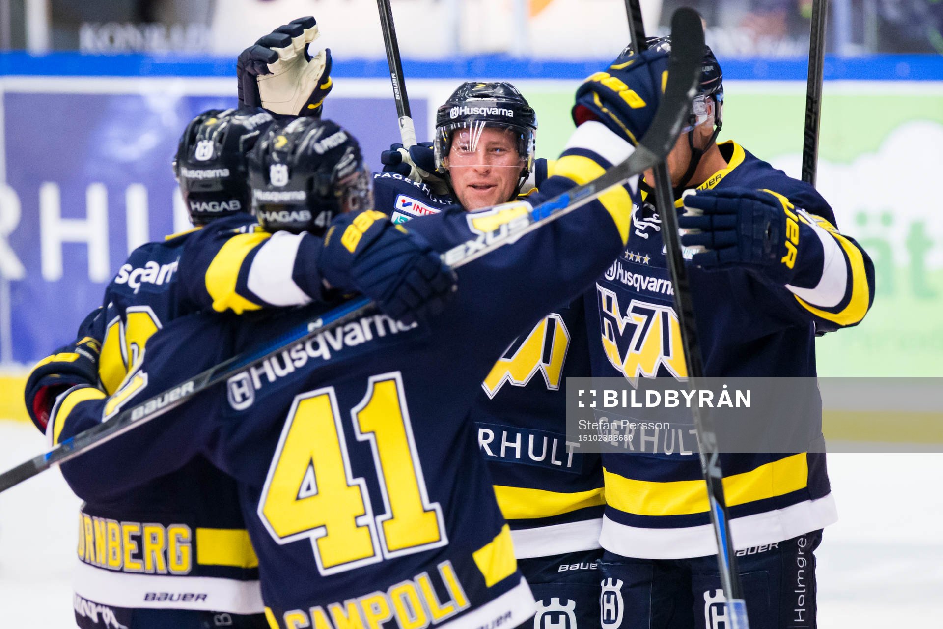 s Martin Thörnberg, Chris Campoli, Chris Abbott (ansikte)