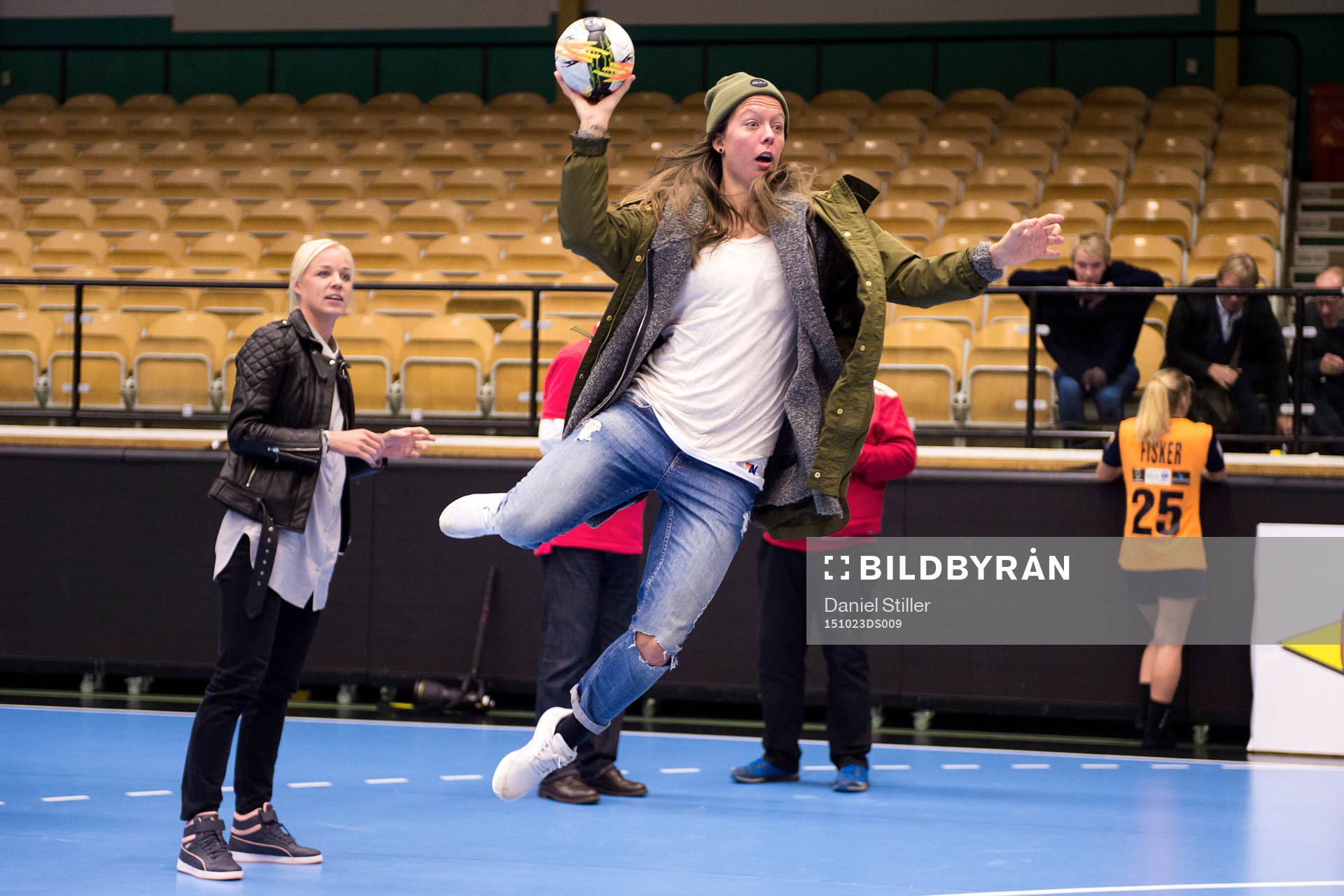 Caroline Seger och Lina Nilsson från det svenska