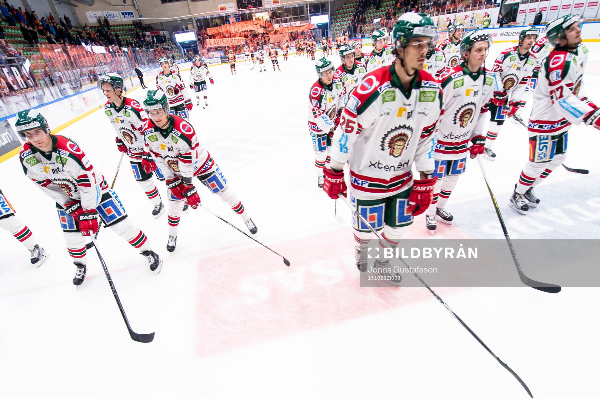 Frölundas lag tackar sina supportrar