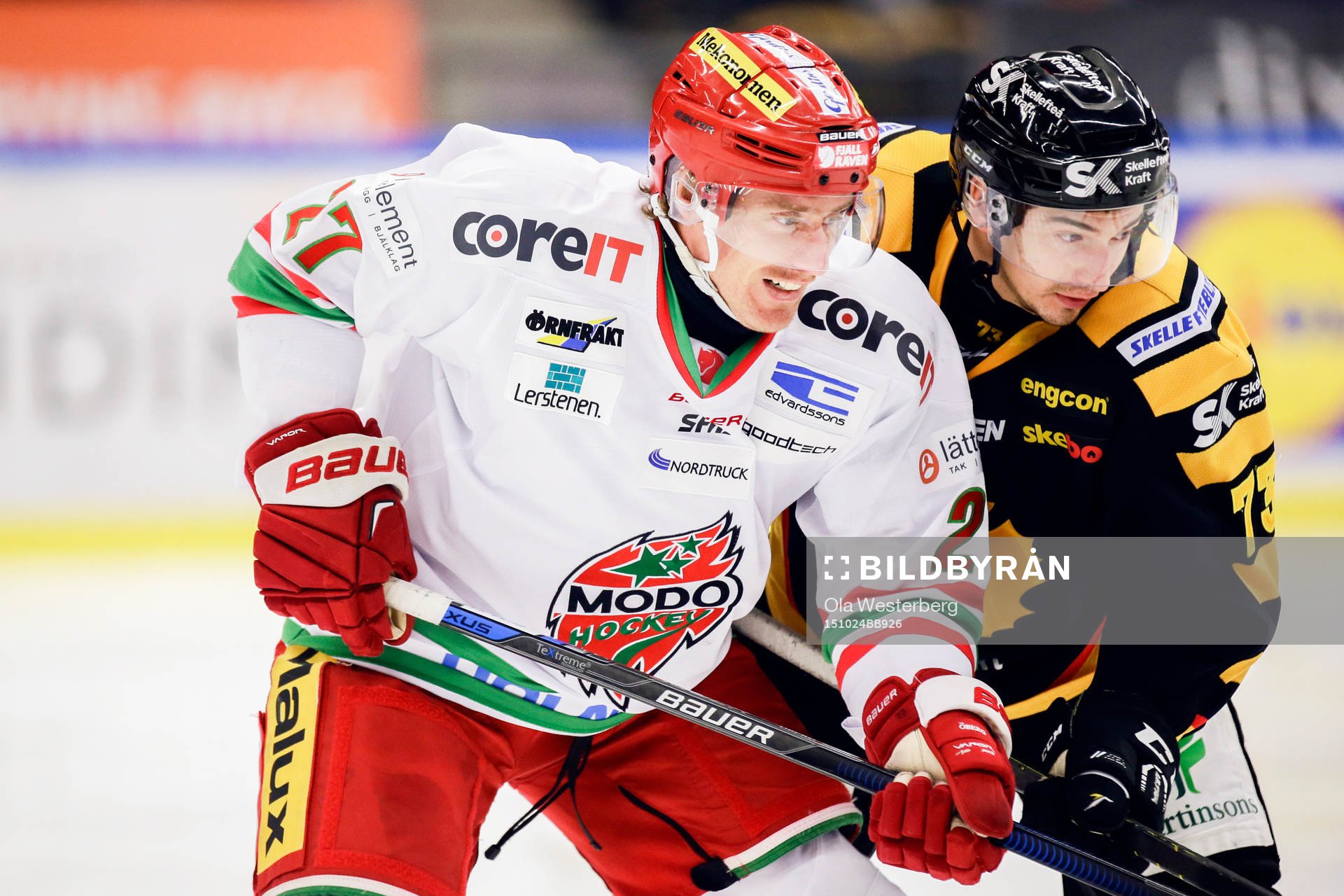 Modos Peter Öberg och Skellefteås Terry Broadhurst