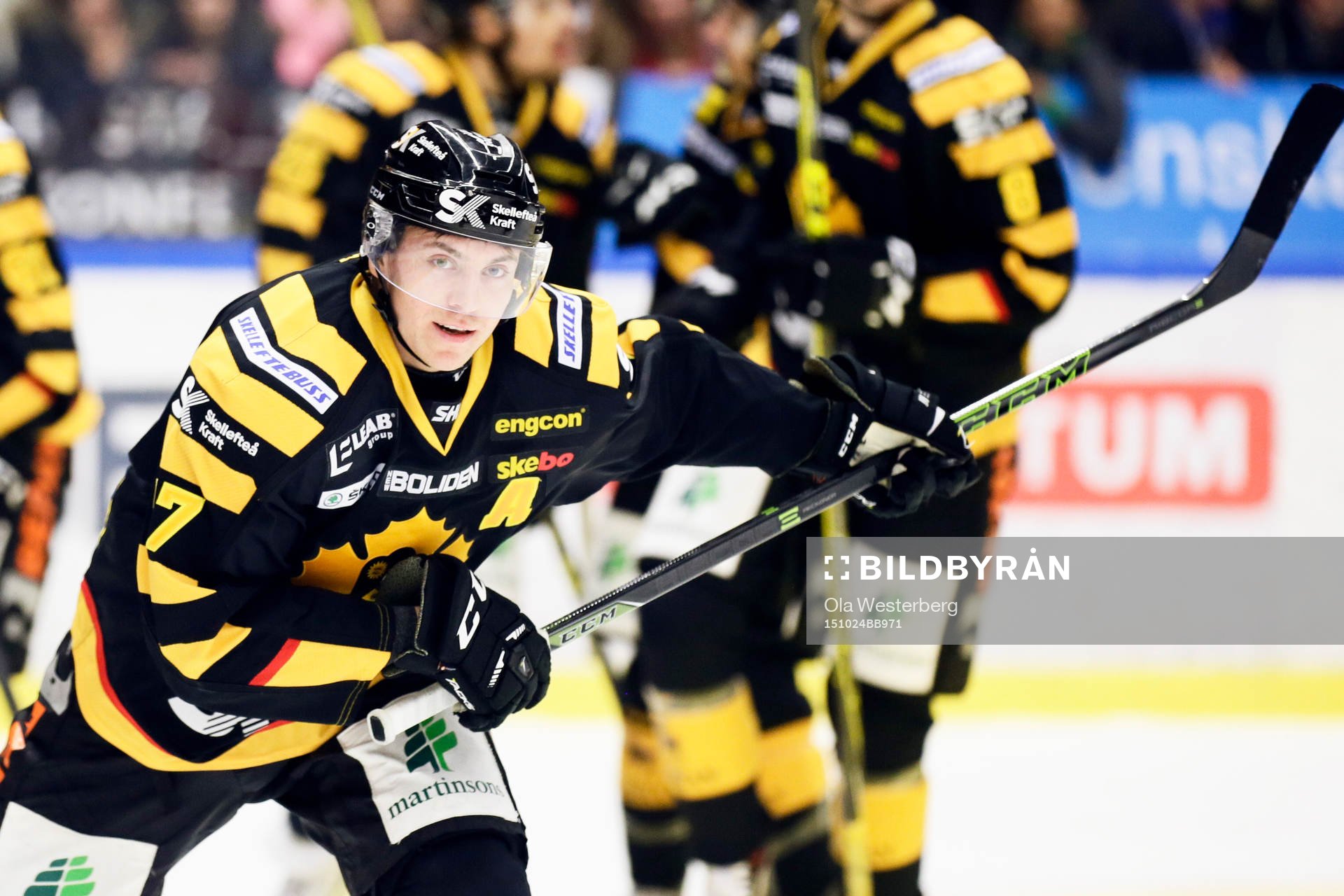 Skellefteås Pär Lindholm firar