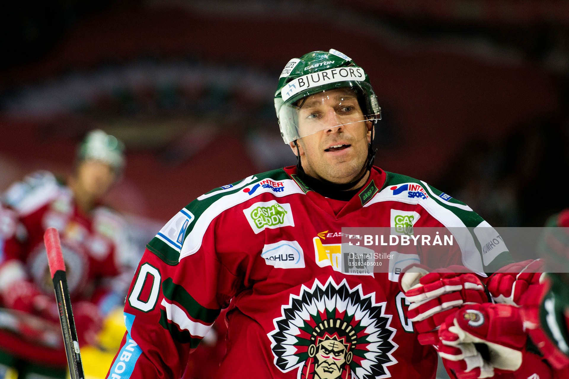 Frölundas Joel Lundqvist jublar