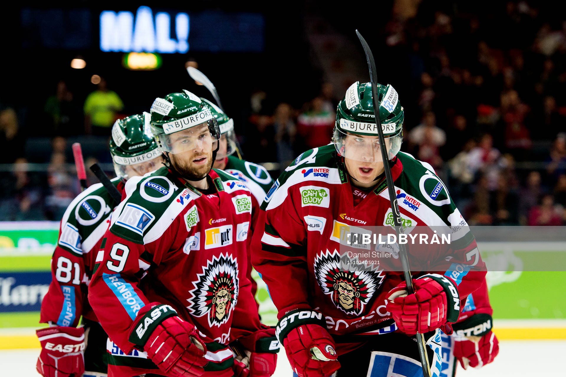 Frölundas Henrik Tömmernes jublar