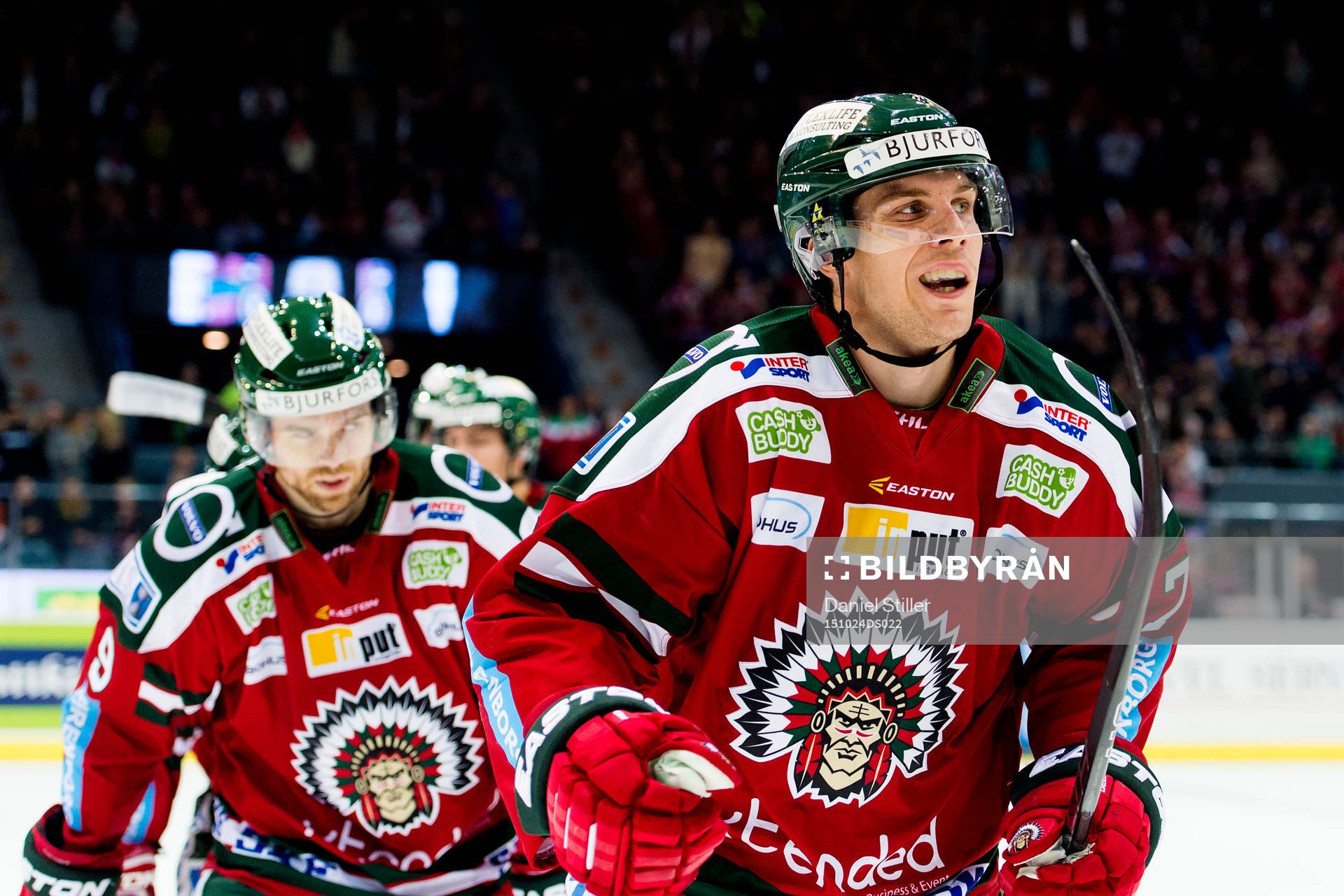 Frölundas Henrik Tömmernes jublar