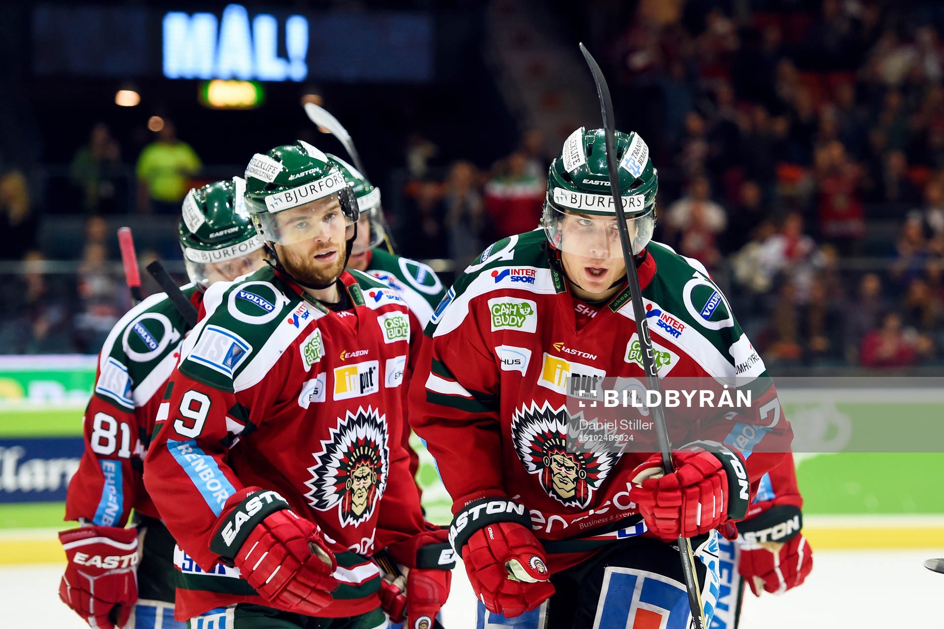 Frölundas Henrik Tömmernes jublar