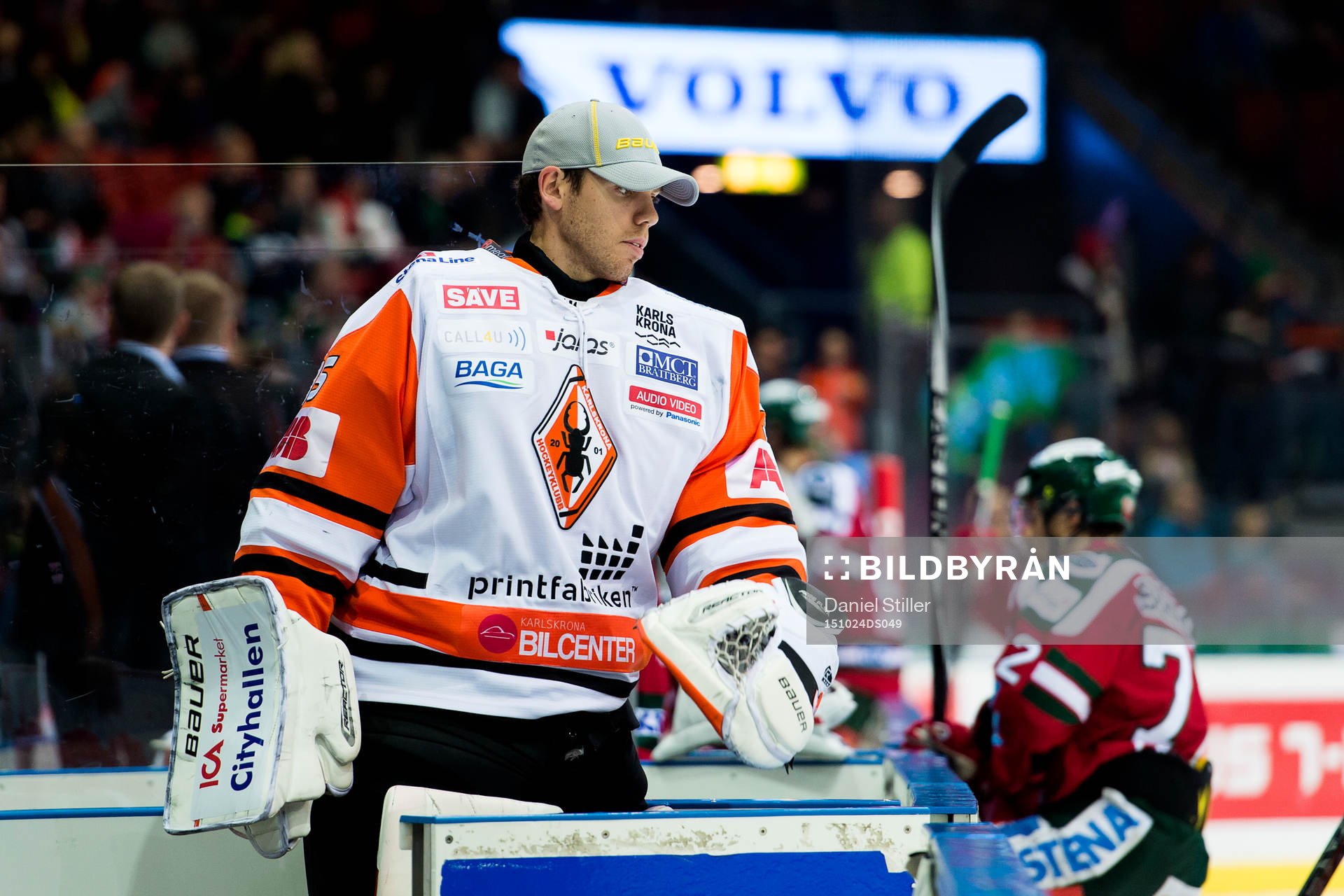 Karlskronas målvakt Linus Fernström