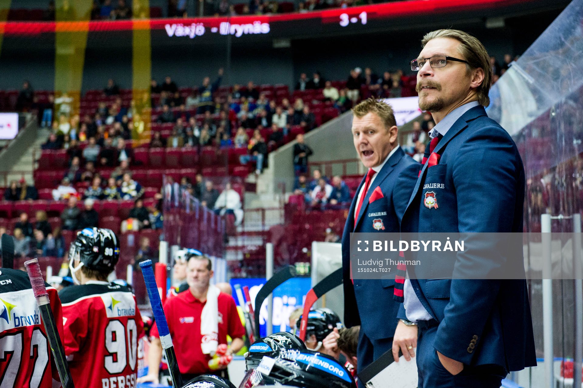 Malmö Redhawks assisterande tränare Andreas Hadelöv och