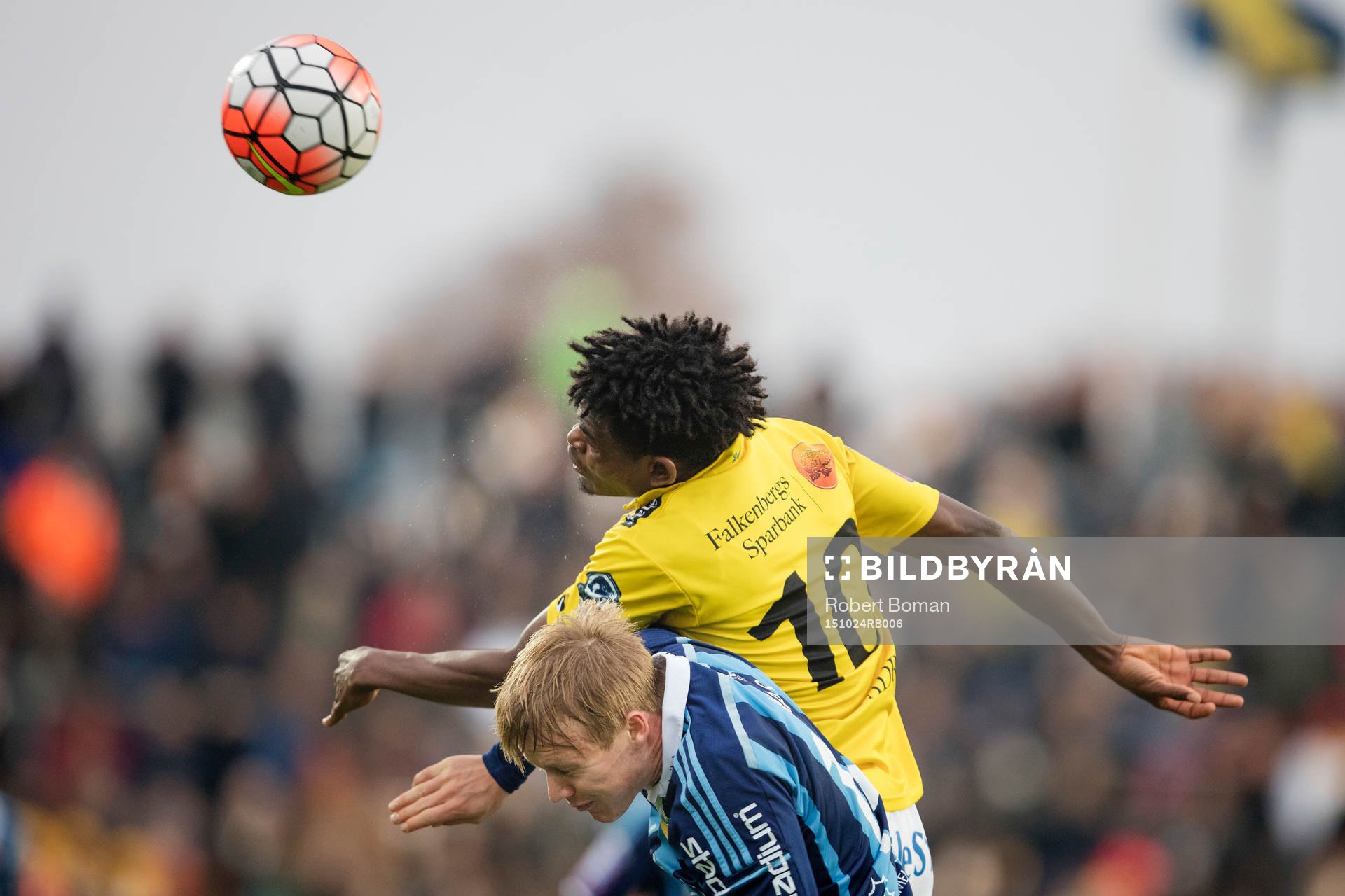 Falkenbergs Godsway Donyoh och Djurgårdens Elliot Käck