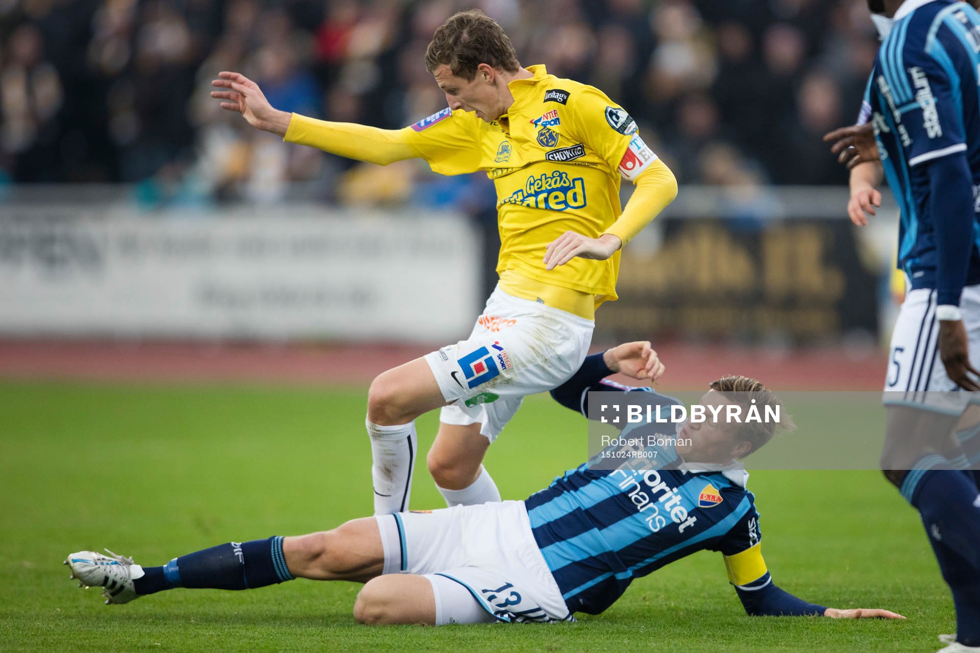 Falkenbergs Gustaf Nilsson och Djurgårdens Emil Bergström