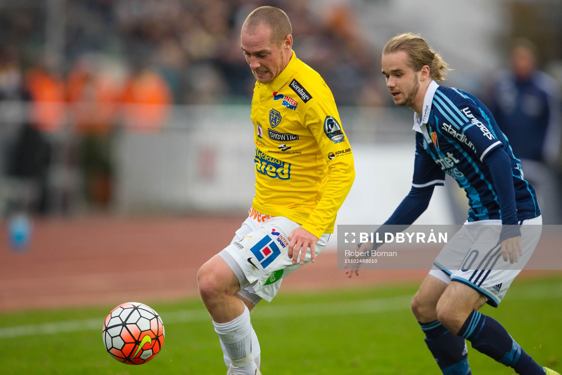 Falkenbergs Christoffer Carlsson och Djurgårdens Daniel