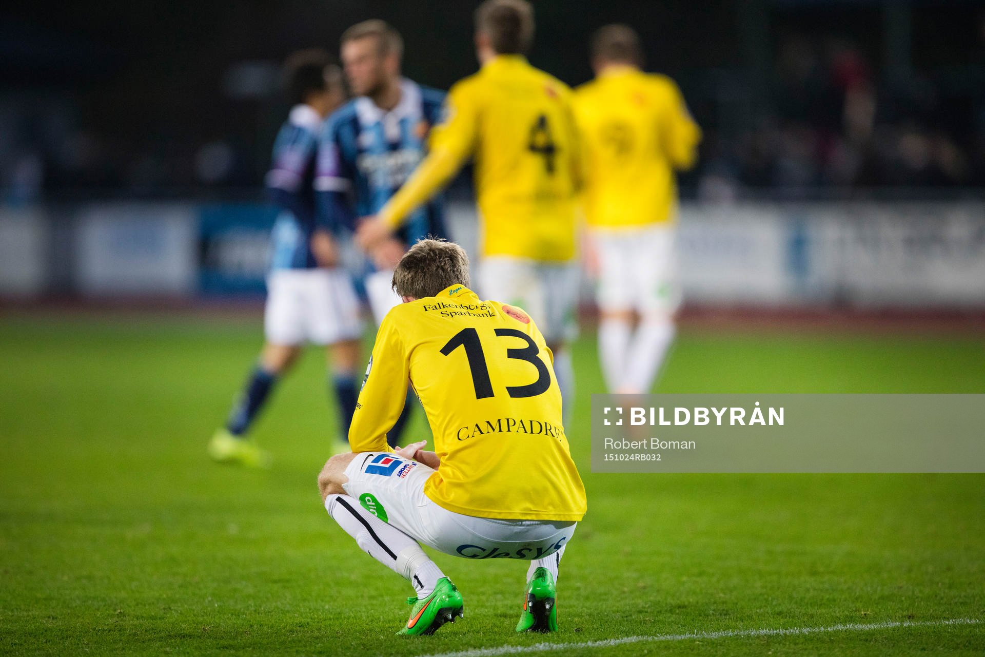 Falkenbergs Adam Eriksson deppar