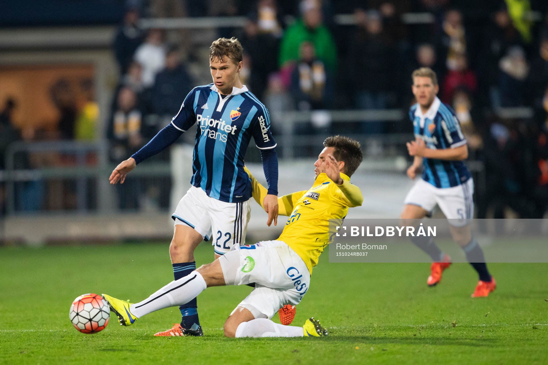 Djurgårdens Jesper Karlström och Falkenbergs Falkenbergs