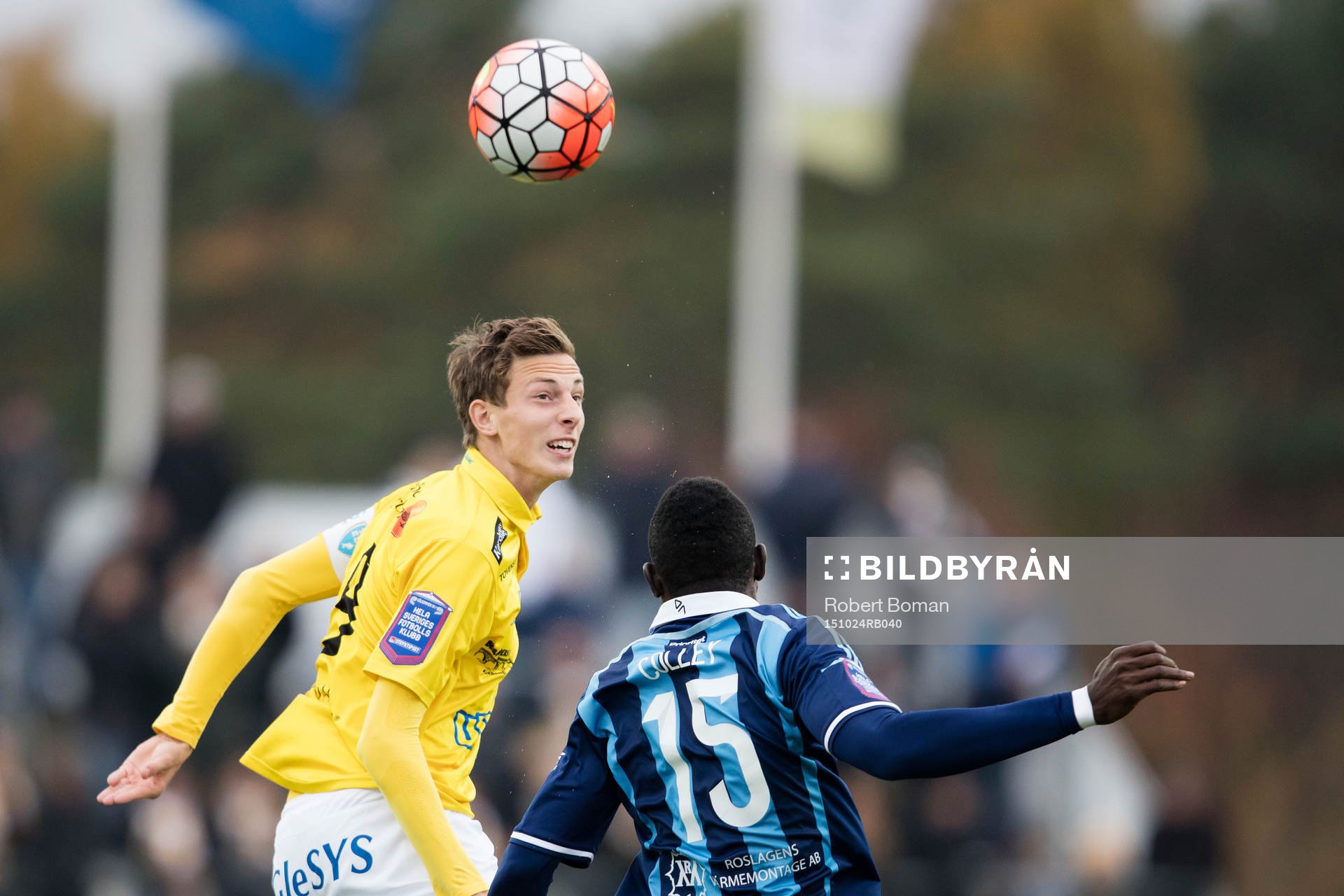Falkenbergs Gustaf Nilsson och Djurgårdens Omar Colley