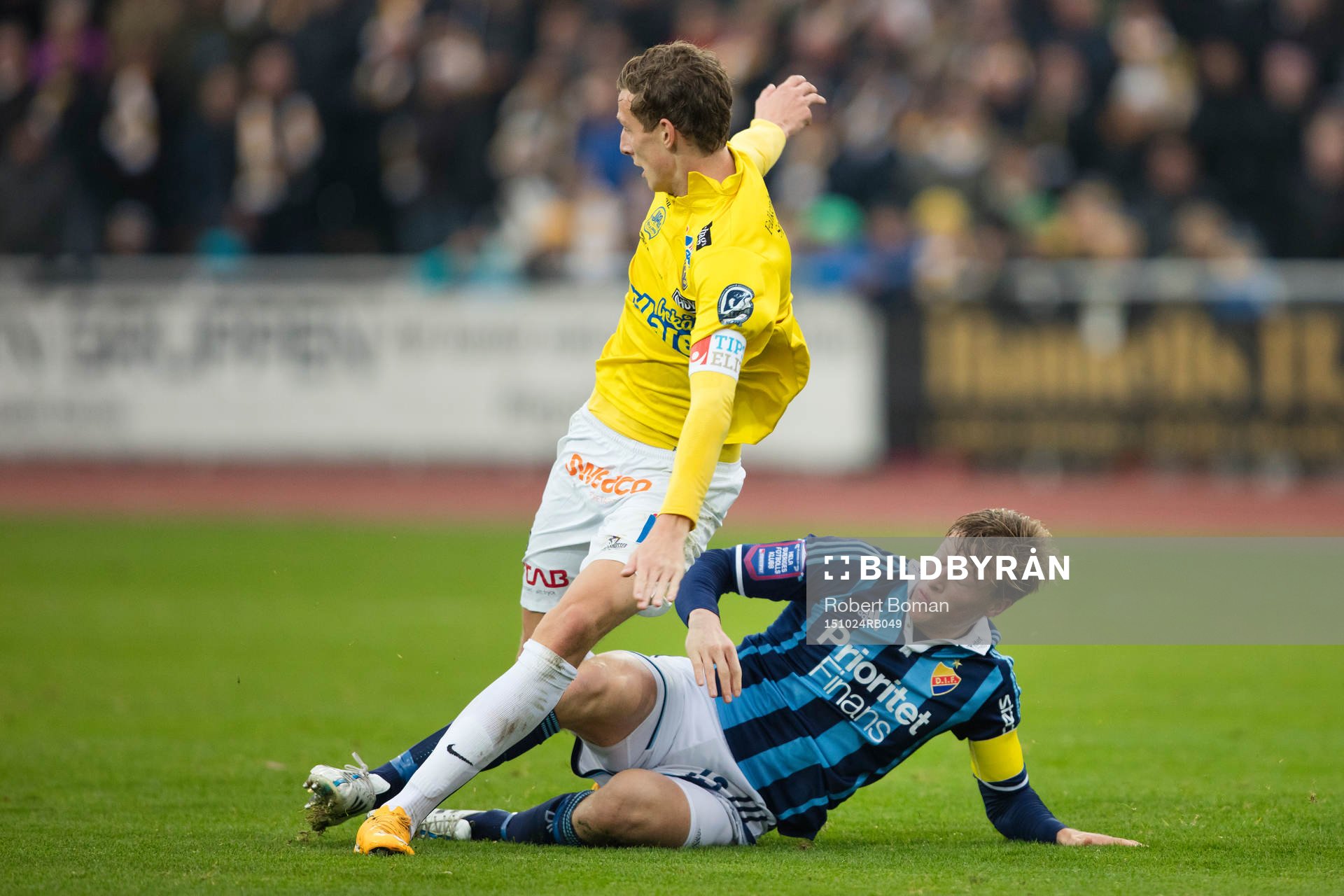 Falkenbergs Gustaf Nilsson och Djurgårdens Emil Bergström