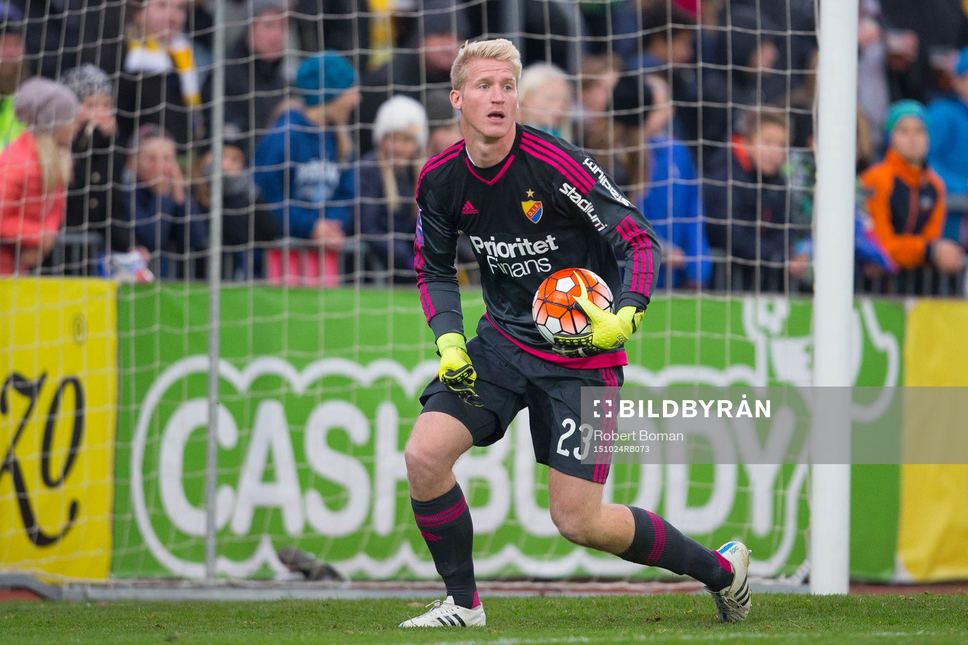 Djurgårdens målvakt Hampus Nilsson